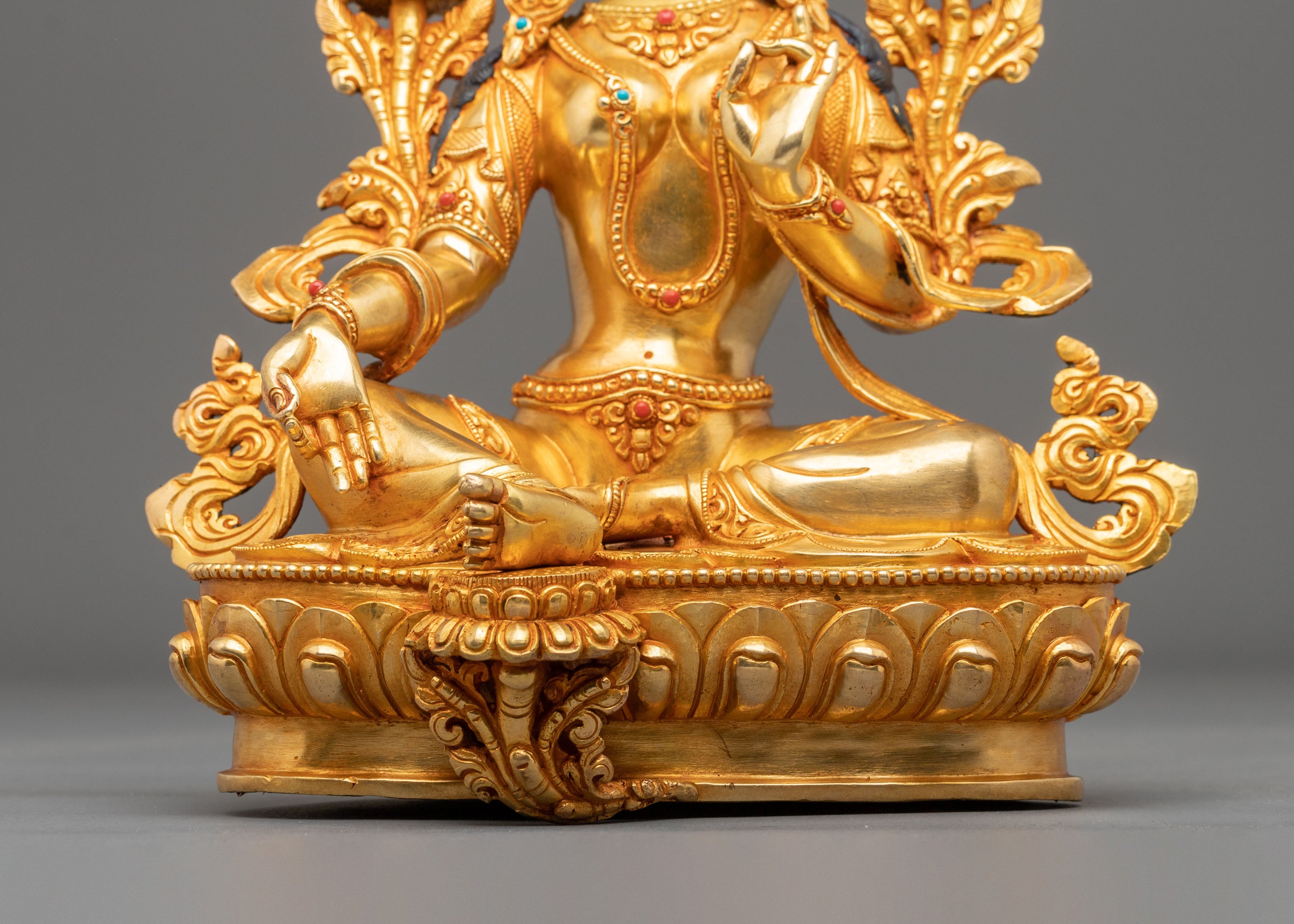 Green Tara Figurine | Tibetan Buddhist Protector