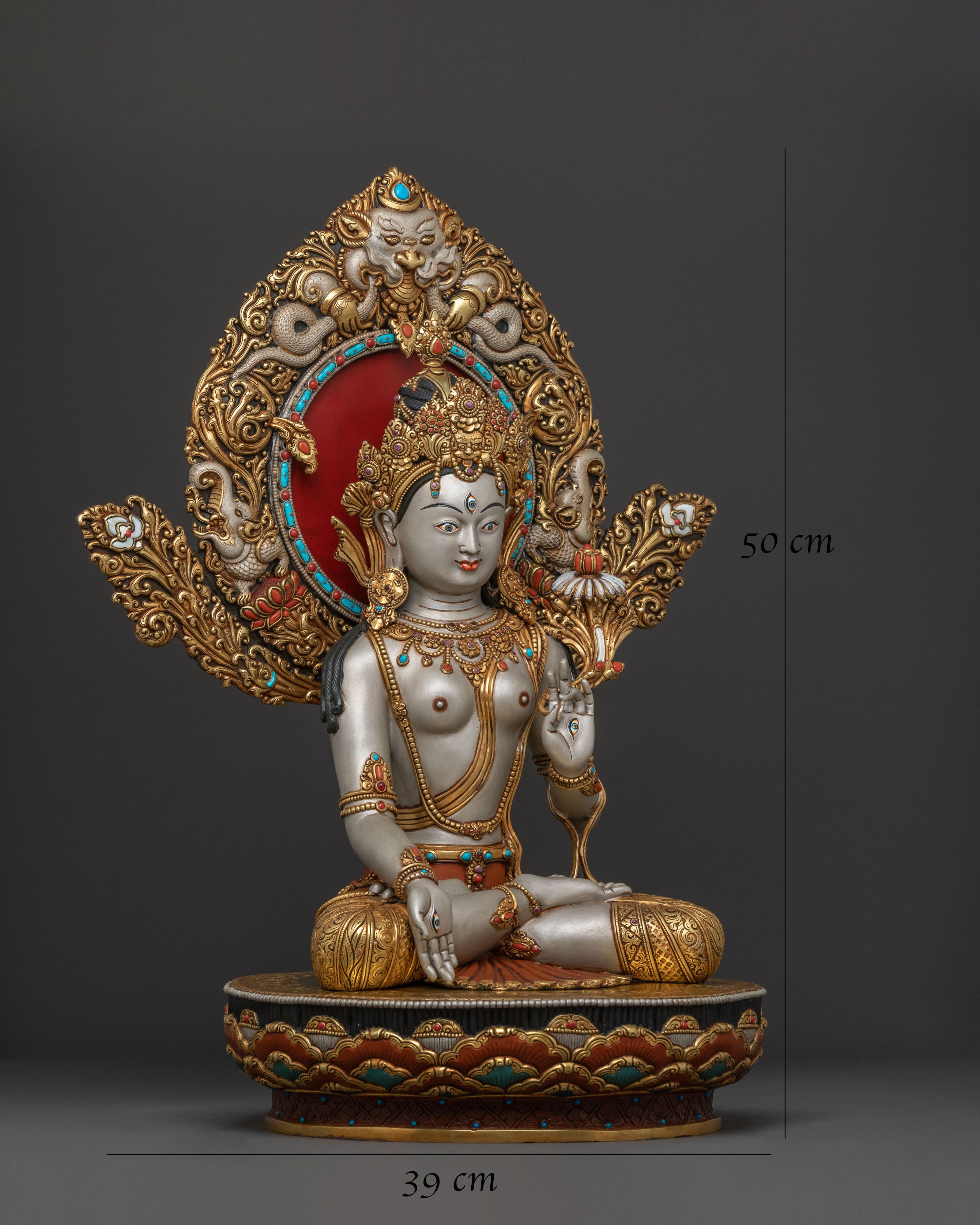White Tara Longevity Statue | Goddess of Healing