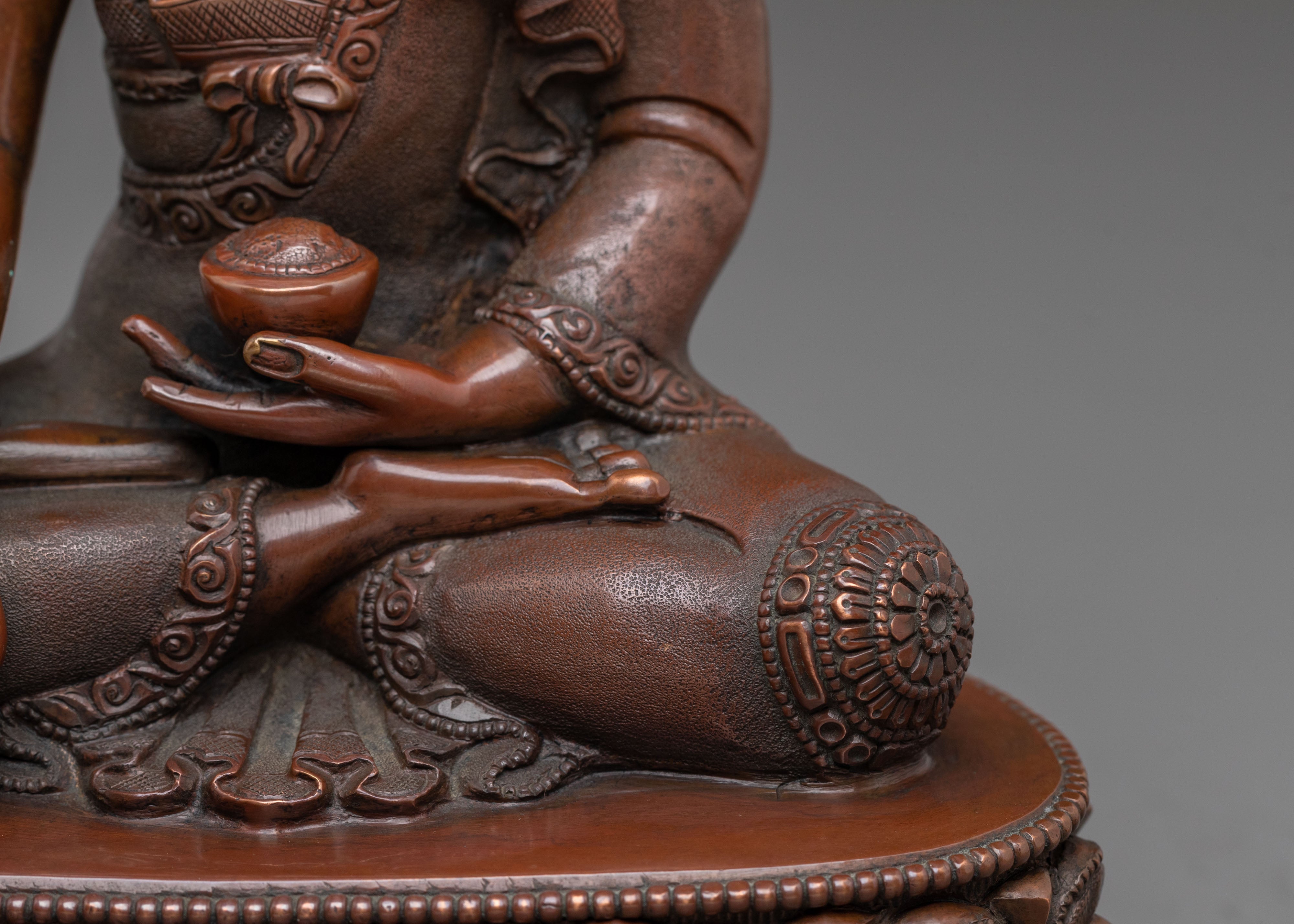 Shakyamuni Buddha Statue | Oxidized Figurine with Acrylic Painting