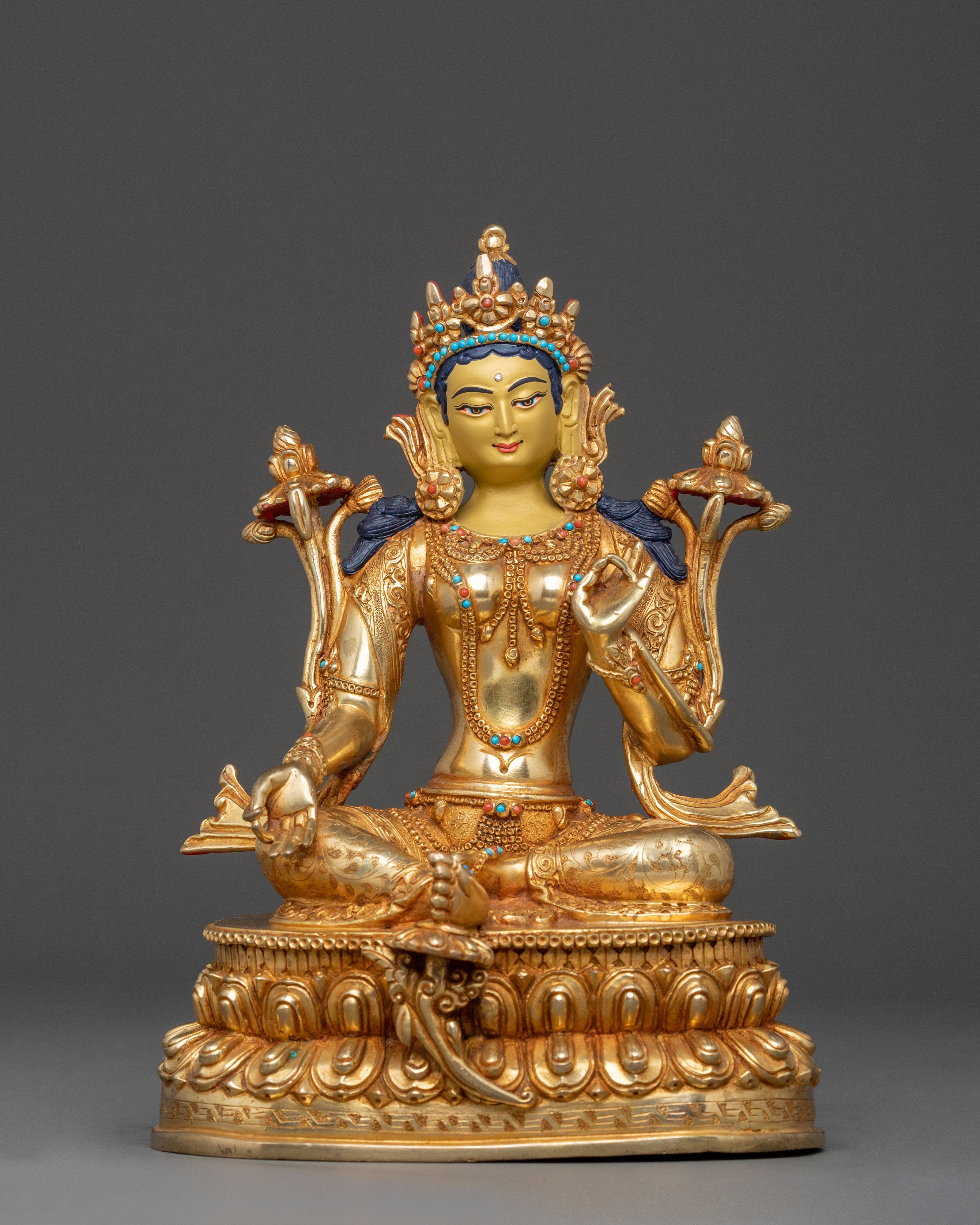 Green Tara Statue