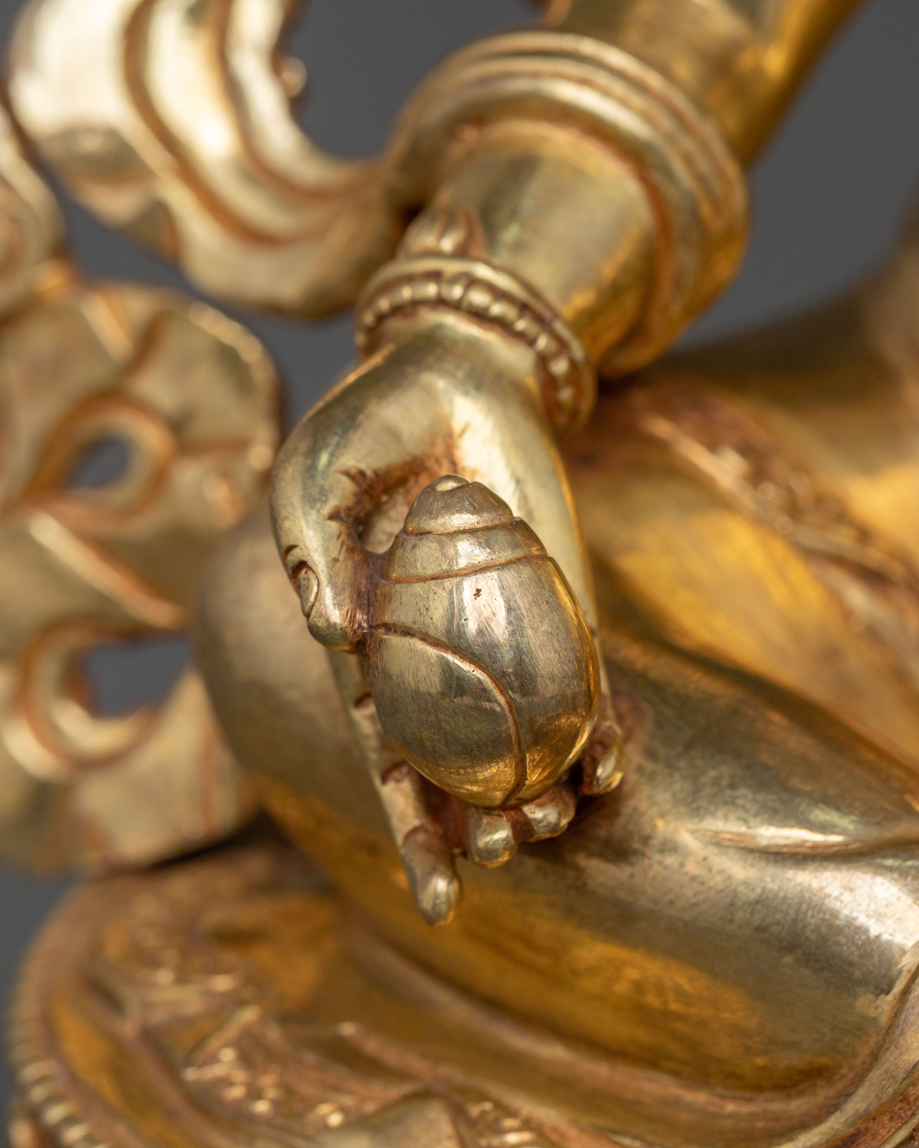 Dzambhala Wealth Deity Figure | Tibetan Wealth Deity Sculpture
