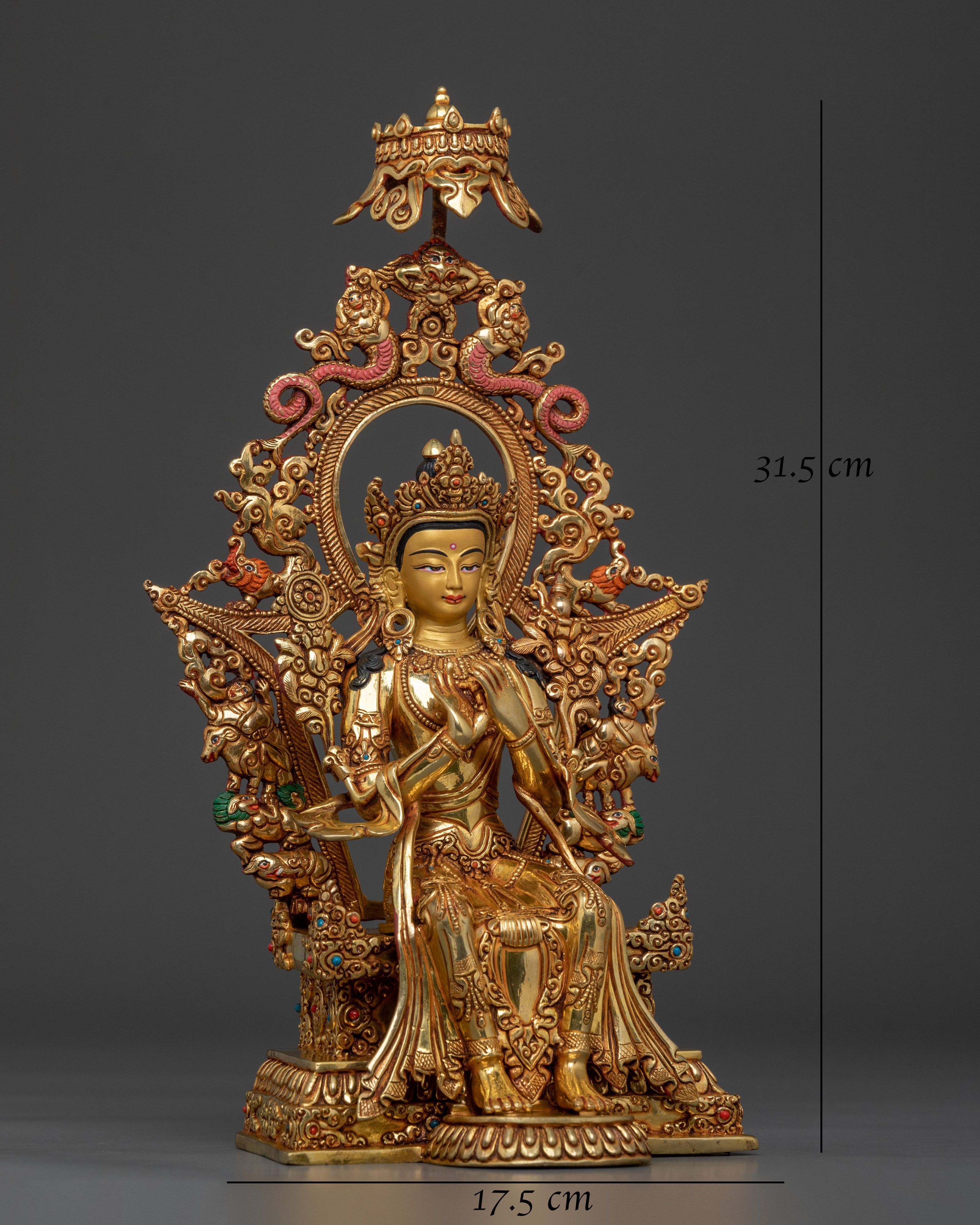 Future Buddha Maitreya Statue | Tibetan Buddhist Figurine