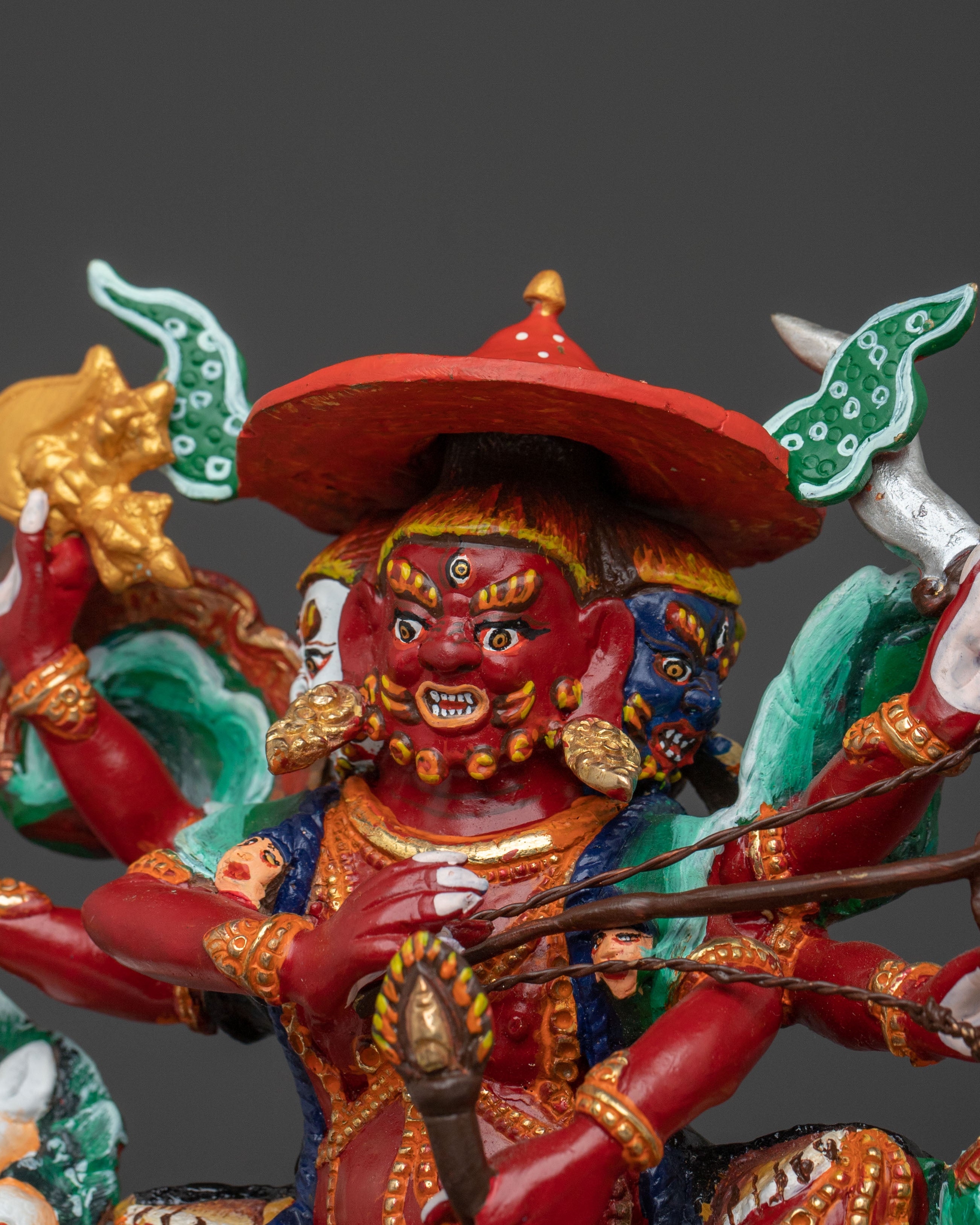 Pehar Gyalpo Figurine | Tibetan Buddhist Protector
