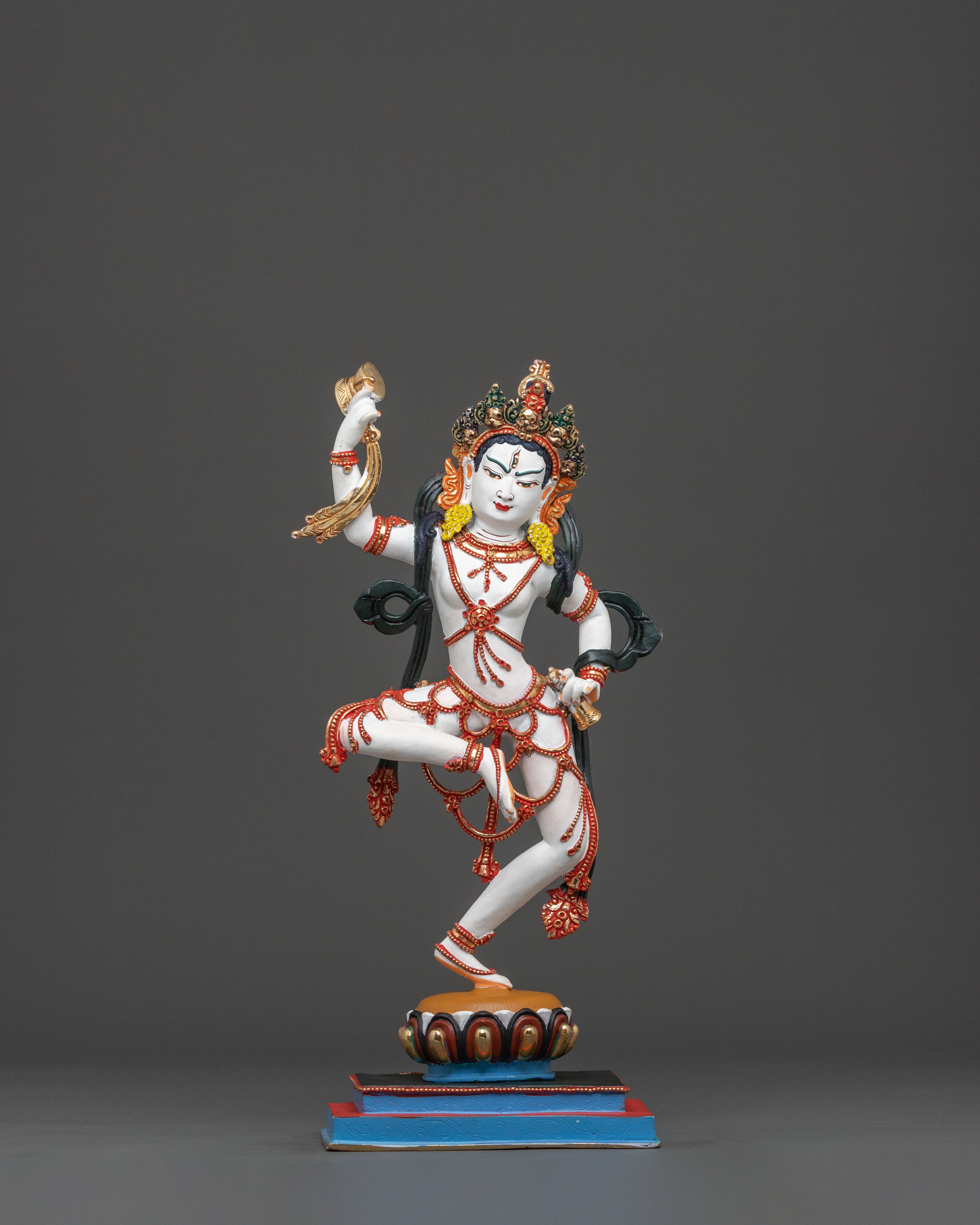 Divine Dakini Machig Labdron Sculpture | Buddhist Altar Statue