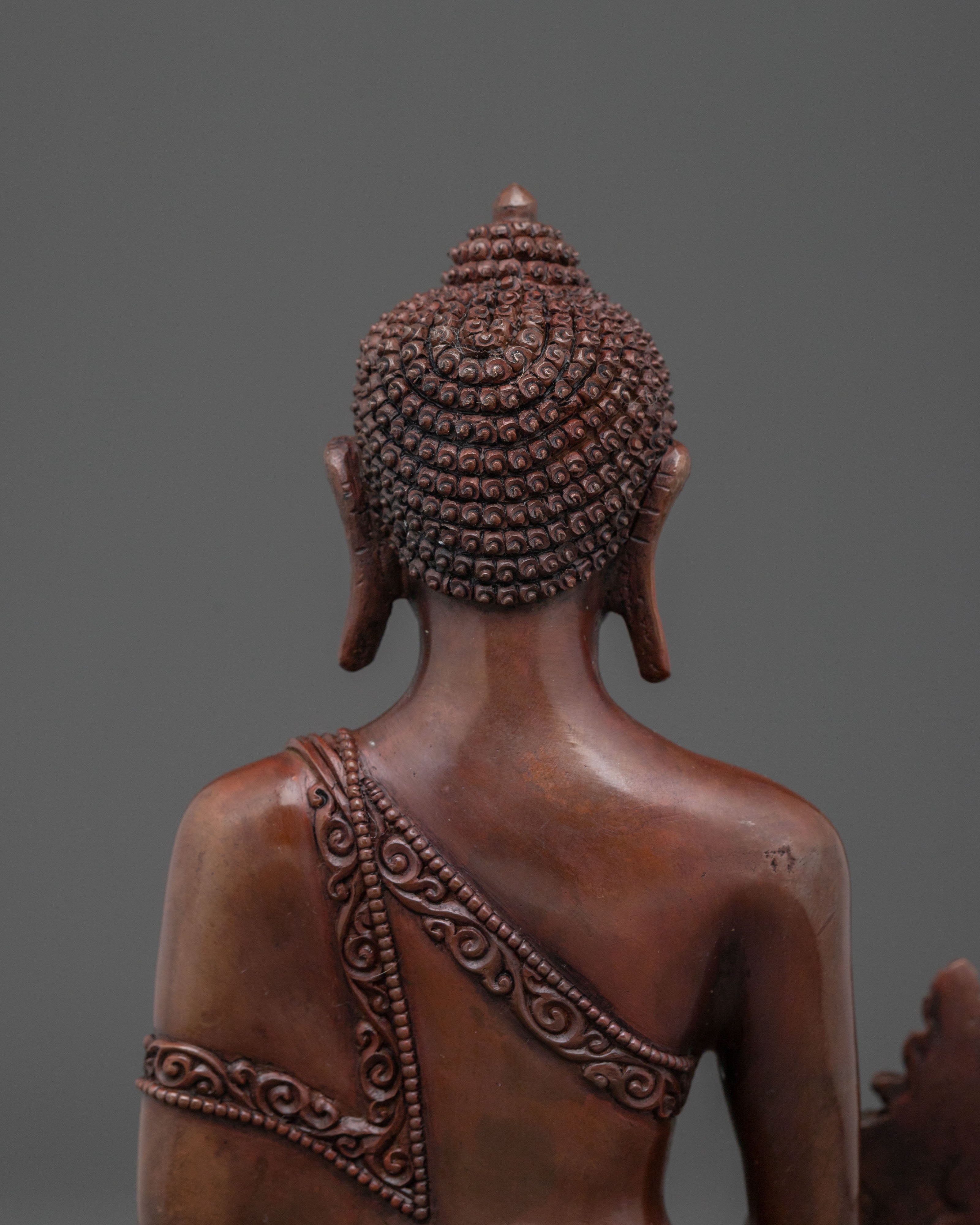 Medicine Buddha Sculpture | Tibetan Buddhist Healing Deity