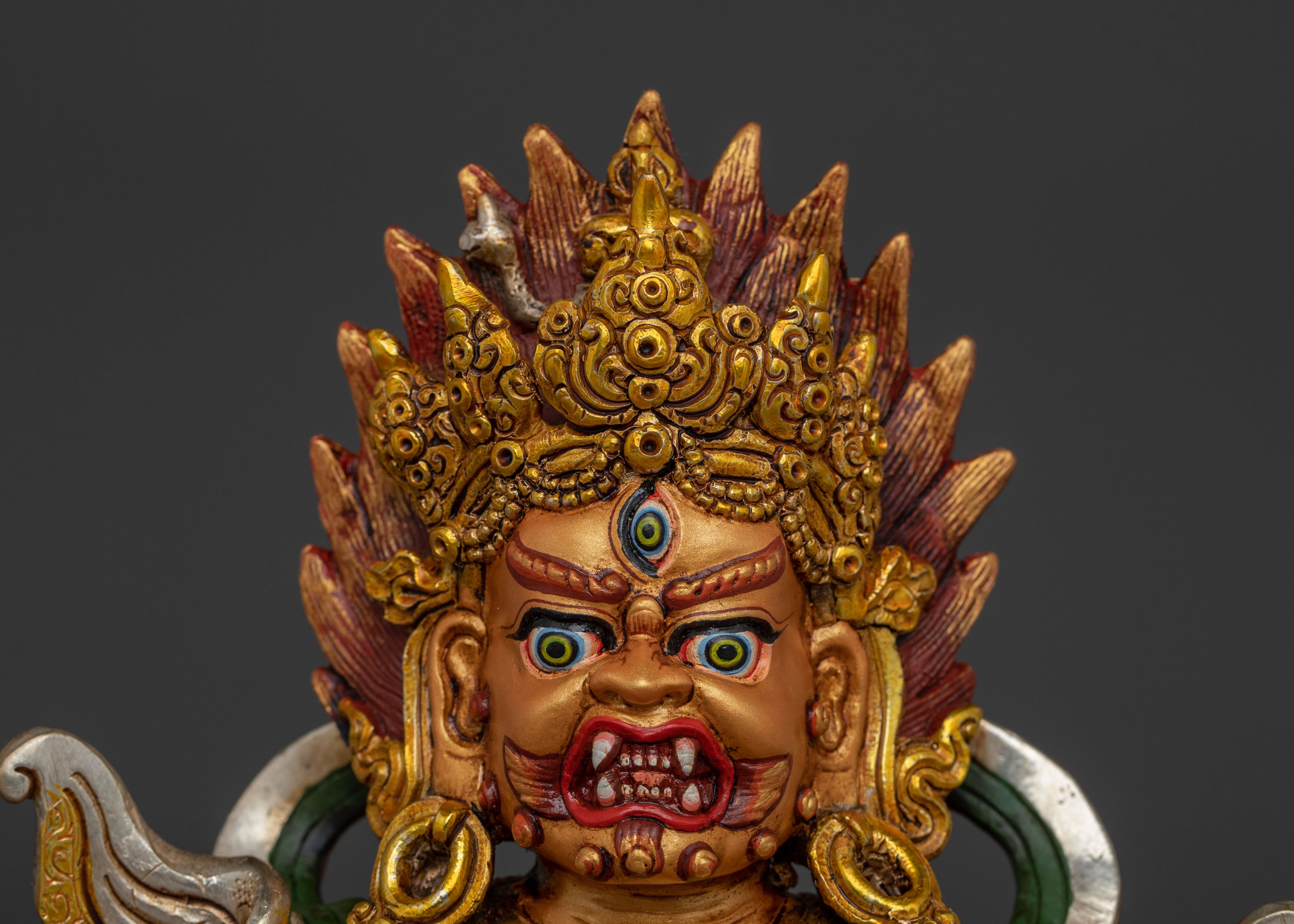 Handmade Shanglon Dorje Dudul Sculpture | Symbol of Protection and Power