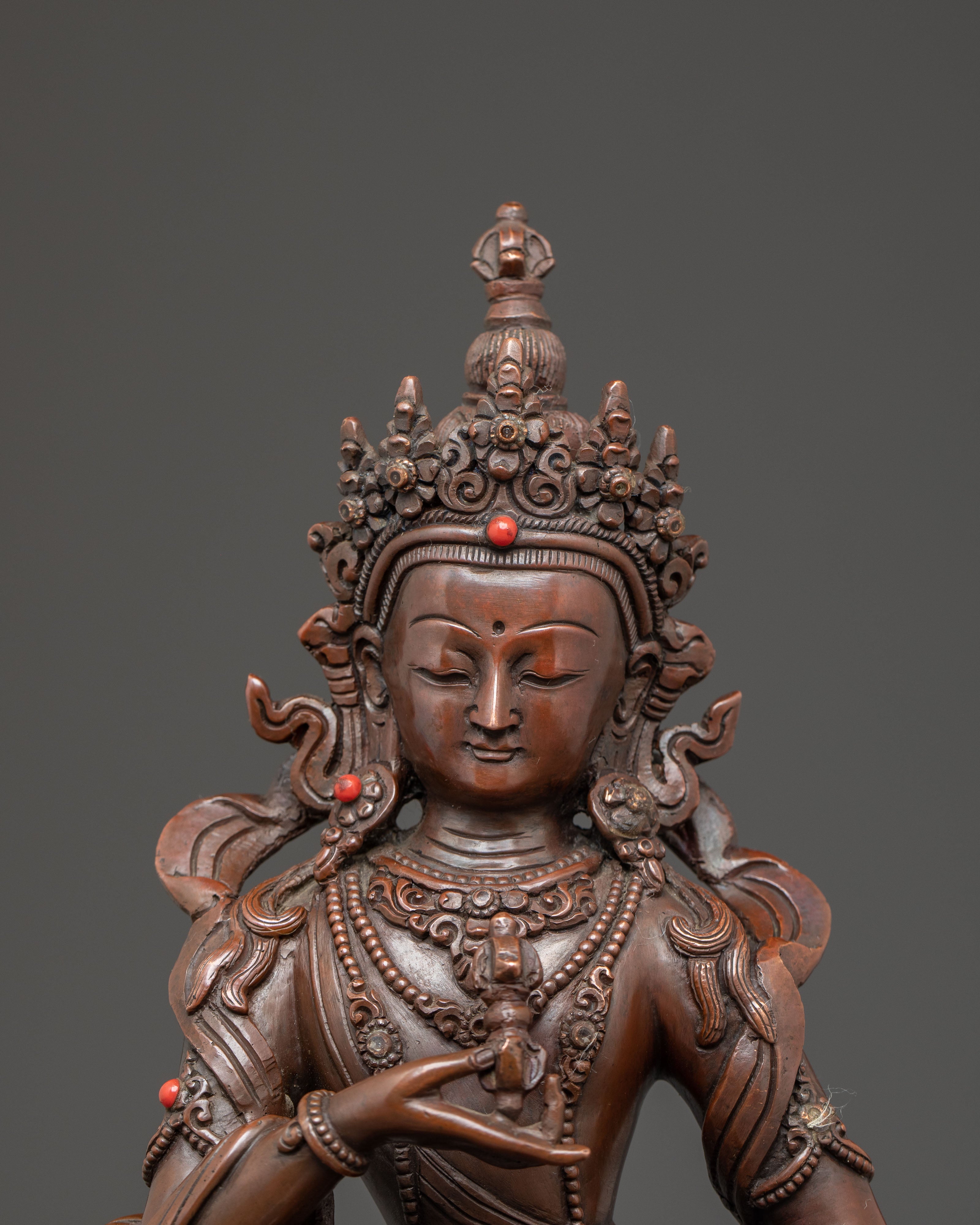 Handmade Bodhisattva Set for Altar Decor | Tibetan Buddhist Deity Collection