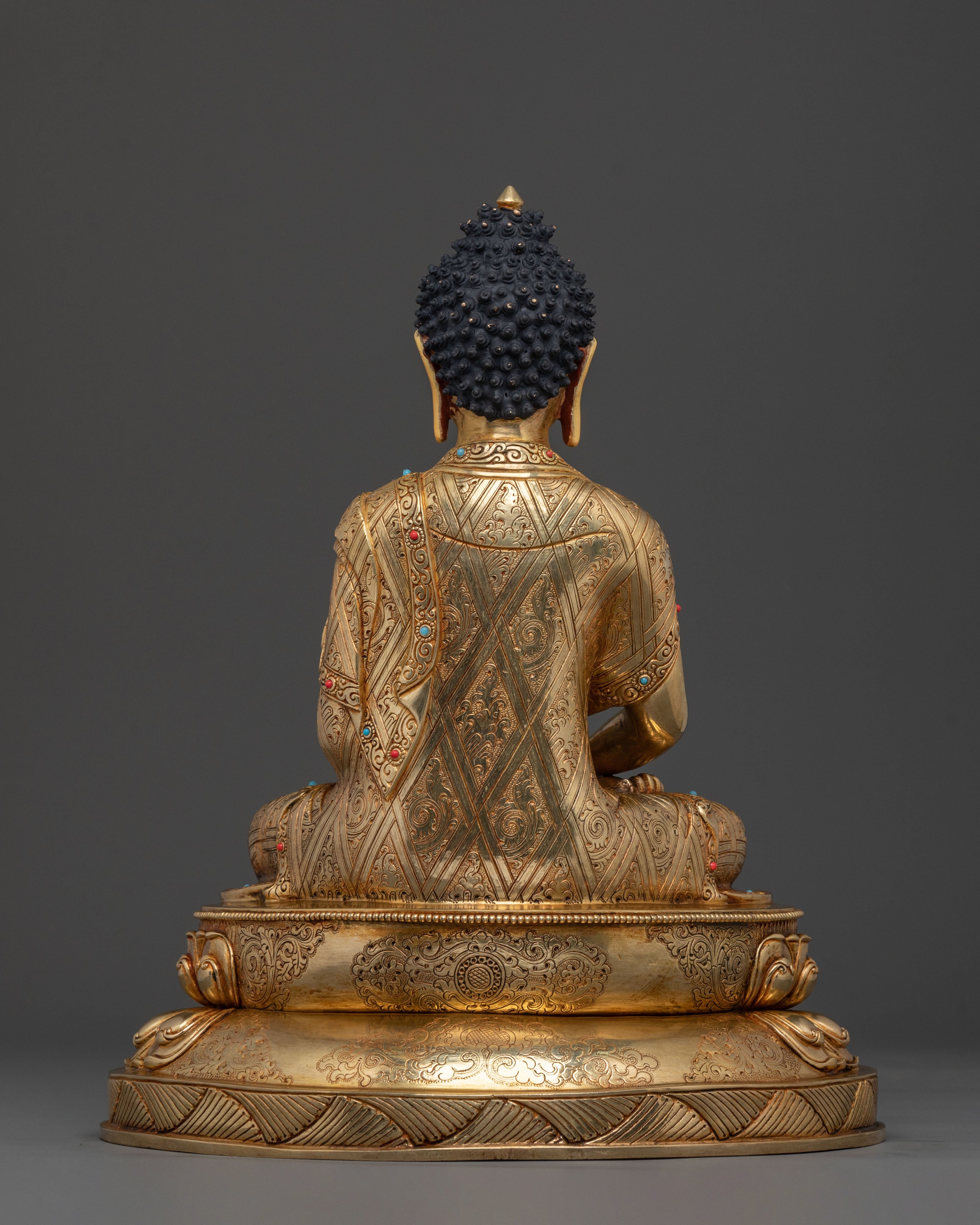 Amitabha Buddha: 24K Gold Gilded Meditation Figurine
