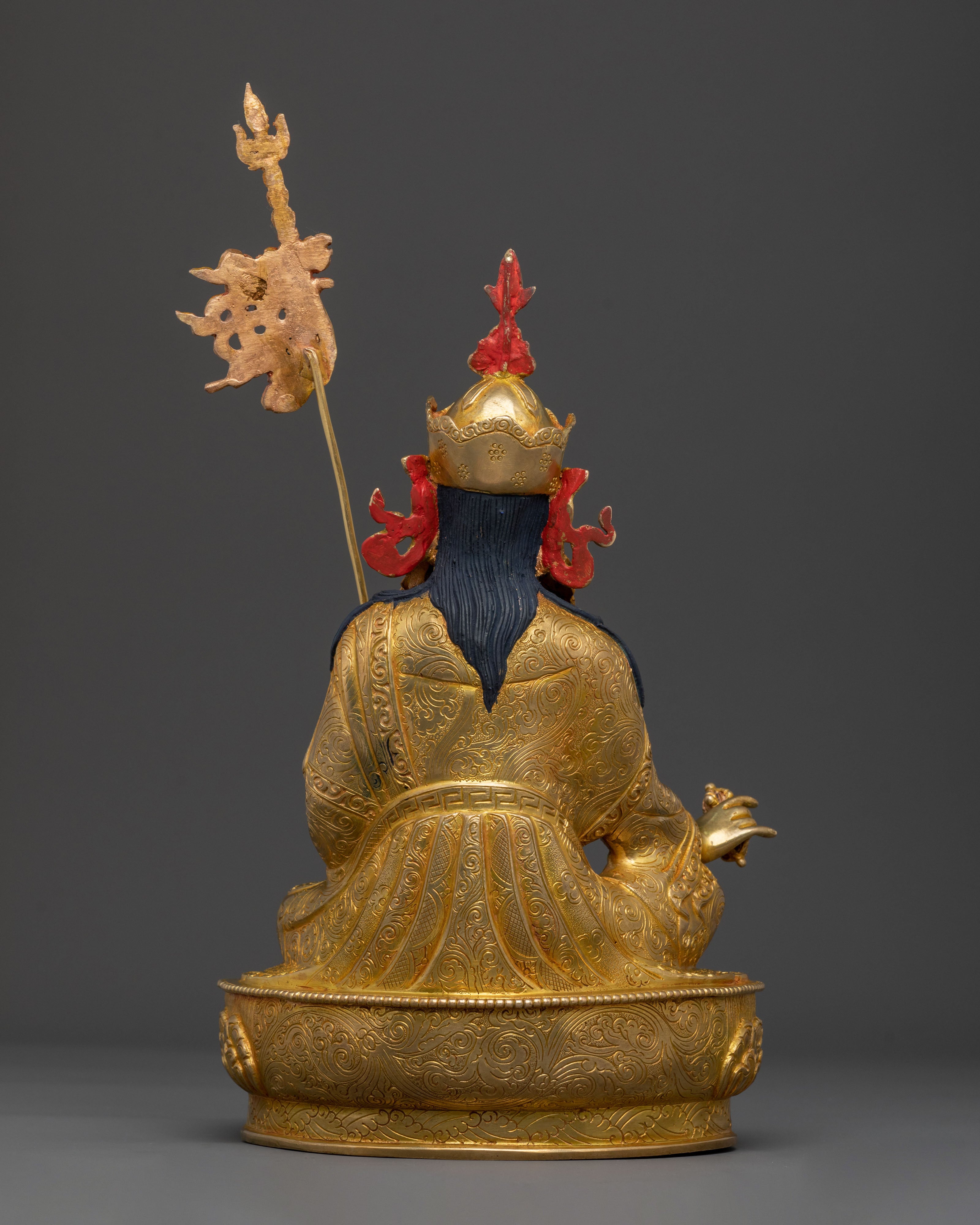 Guru Rinpoche Copper Sculpture | Home Decor