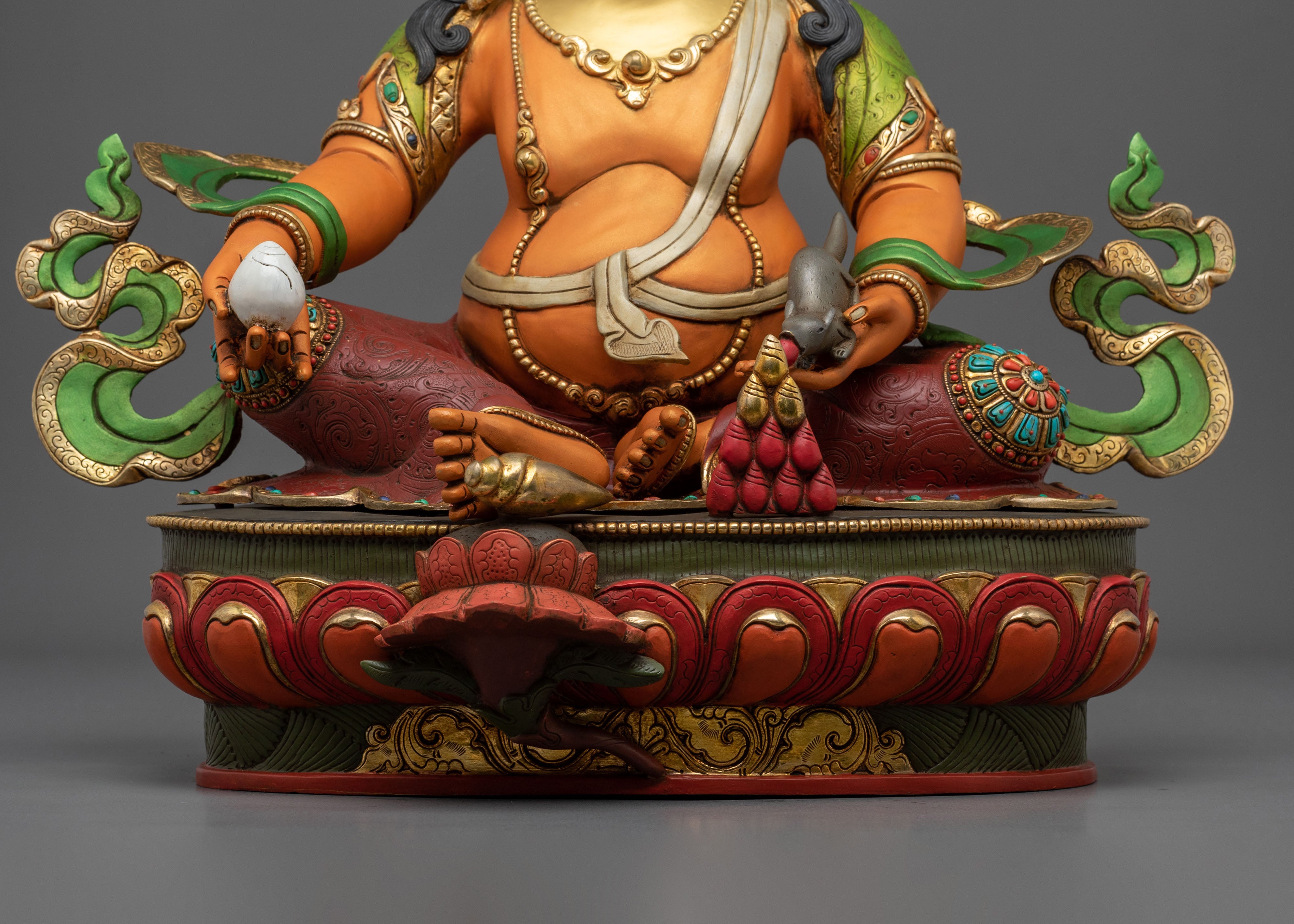 Handmade Dzambhala Kubera Statue | Tibetan God