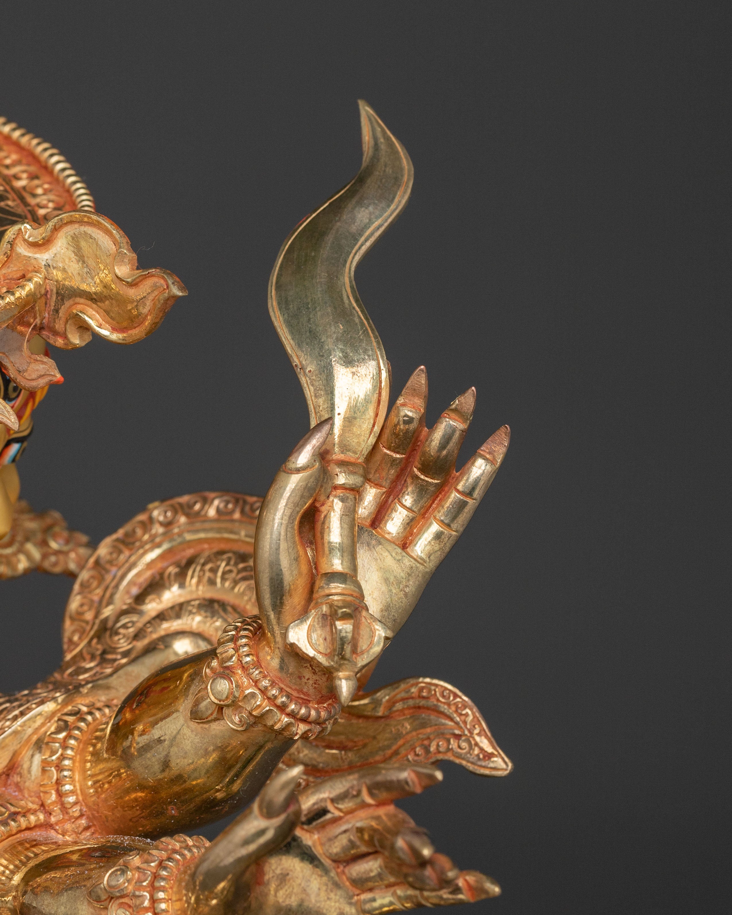 Pehar Gyalpo Sacred Figurine | Tibetan Dharma Protector Deity