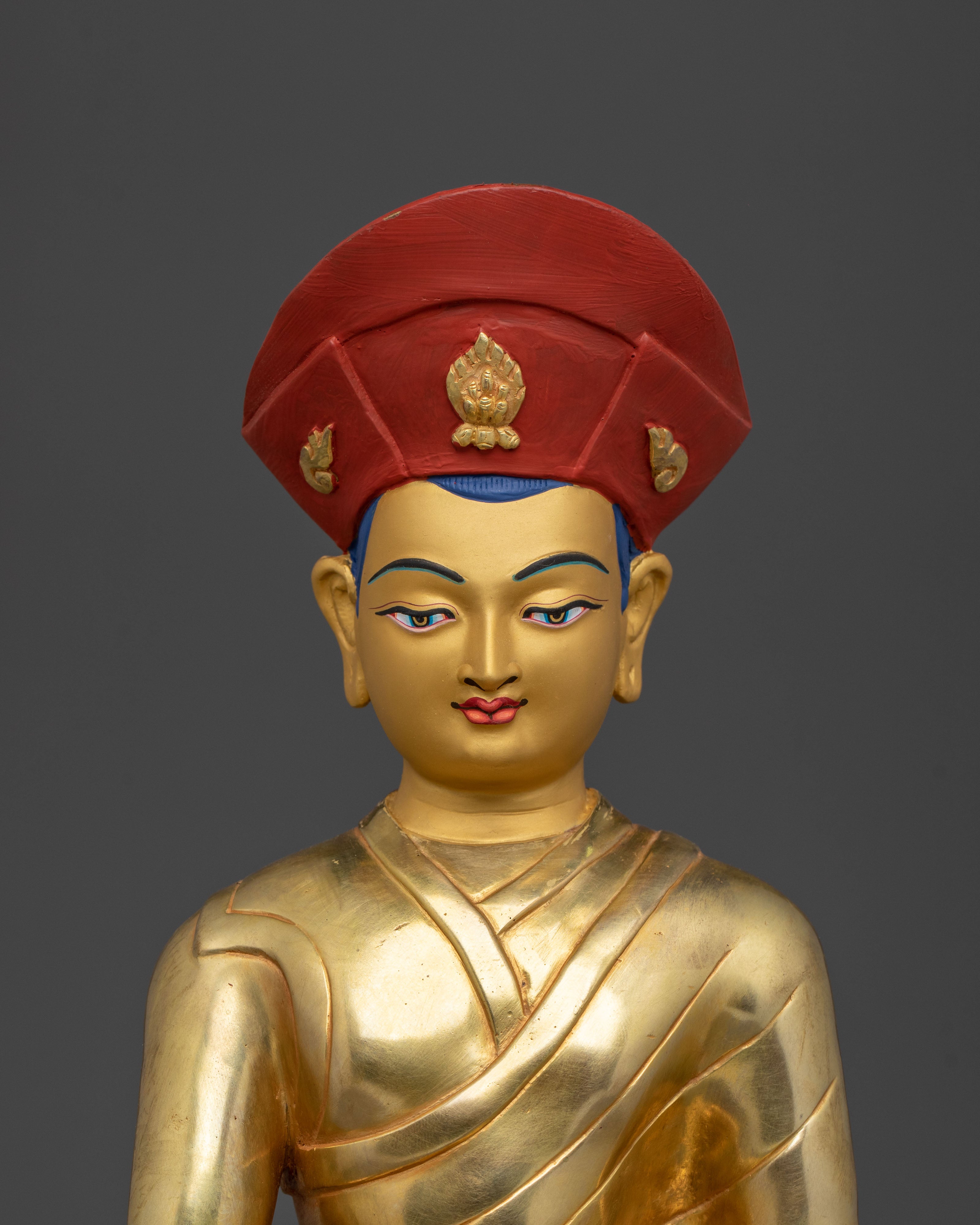 Sacred Jigten Sumgon Lineage Master Statue | Altar Sculpture