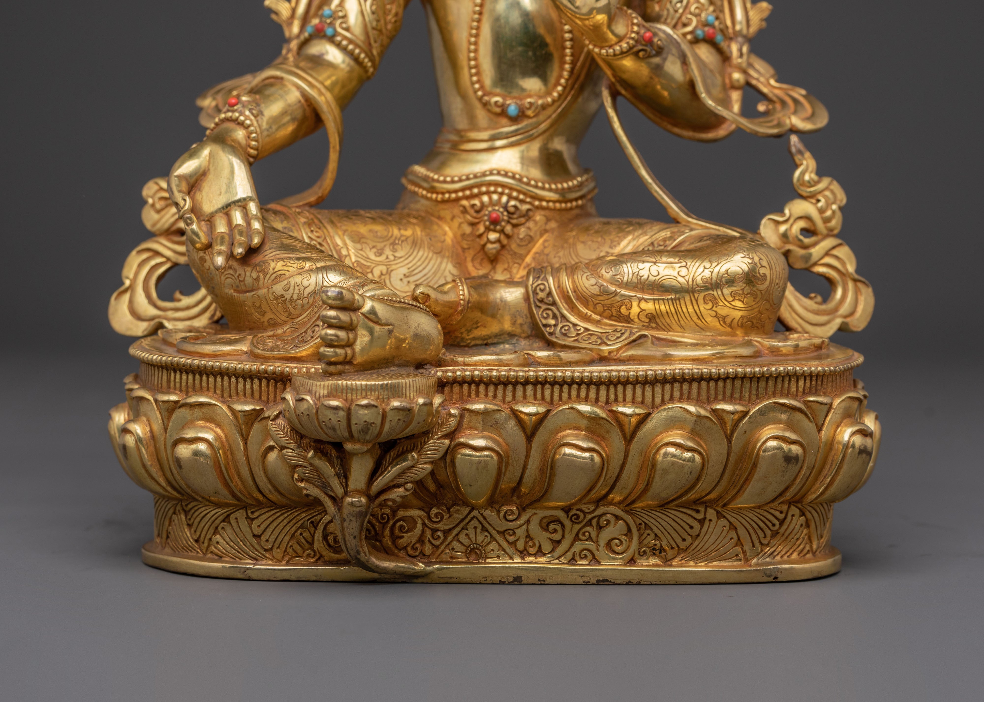 Protection Statue of Green Tara | Symbol of Compassion