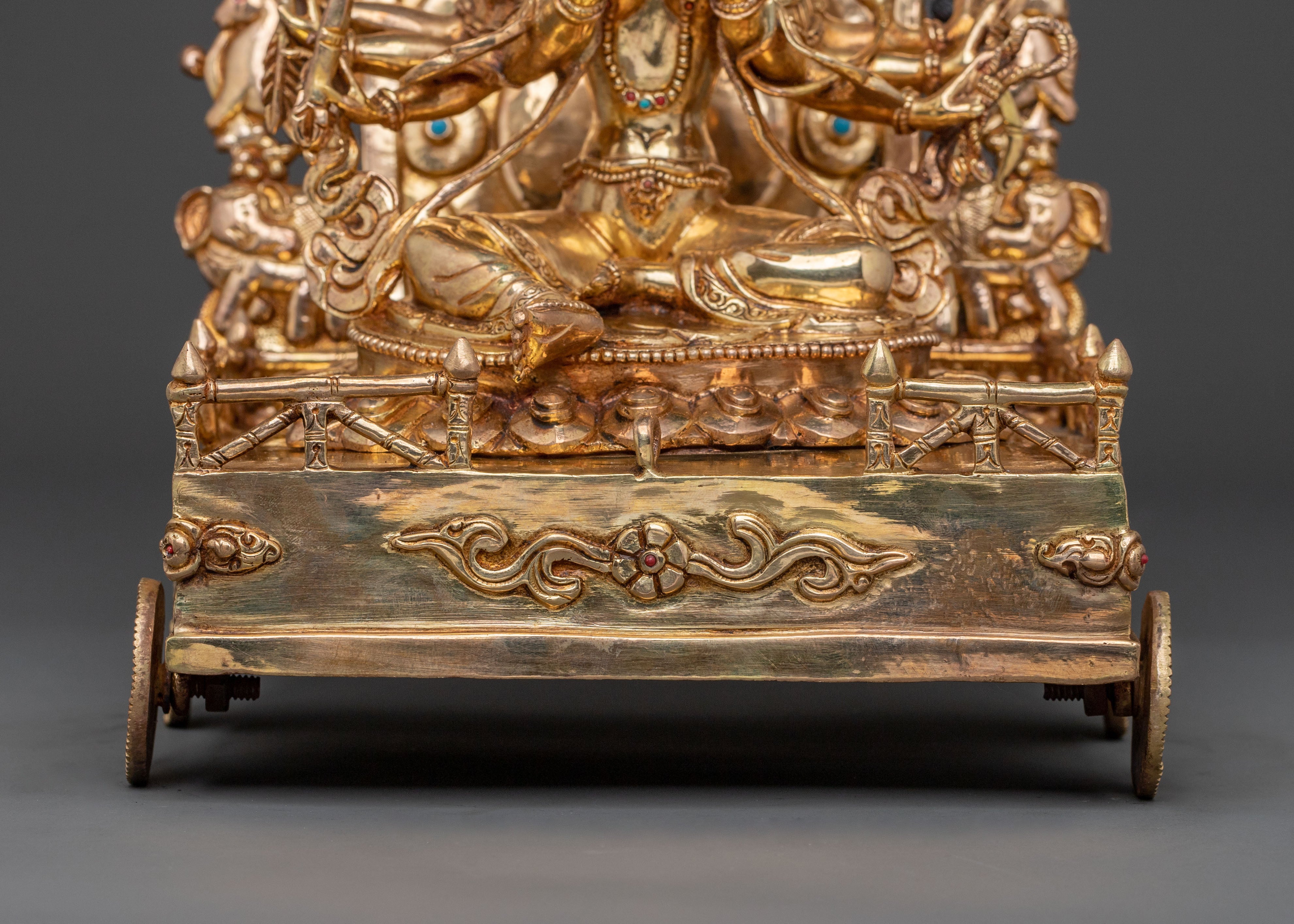 Goddess Marichi Statue with 24K Gold Gilding