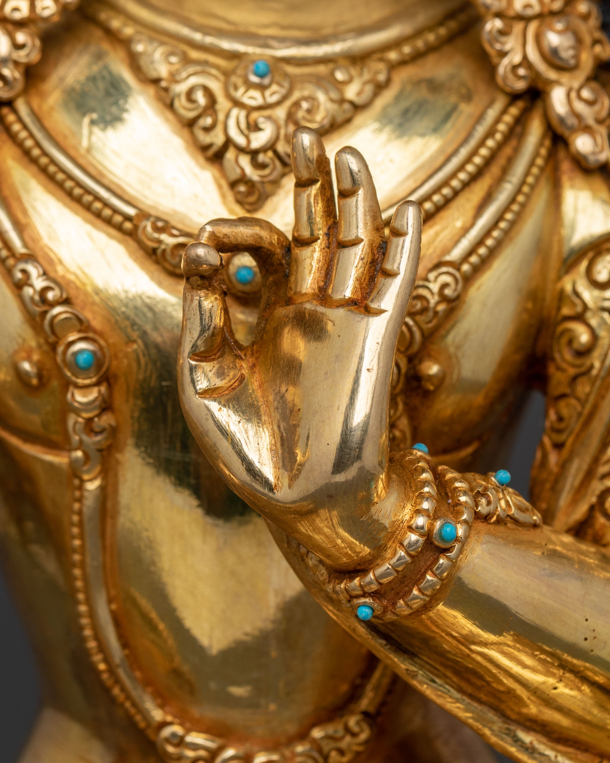 Maha Manjushri Sacred Sculpture | Bodhisattva of Supreme Wisdom