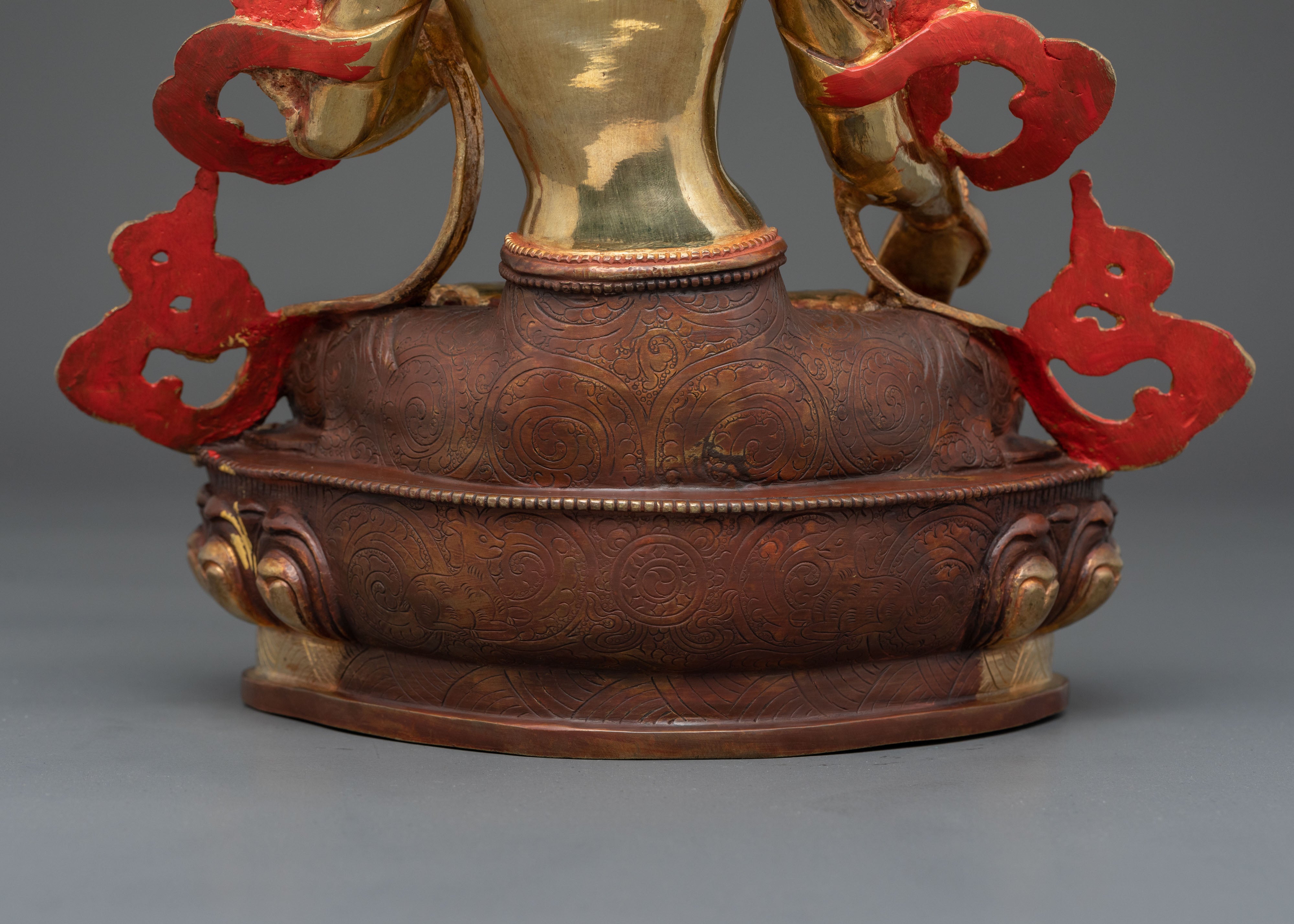 Meditation Goddess White Tara Sculpture | Divine Feminine Compassion Figure