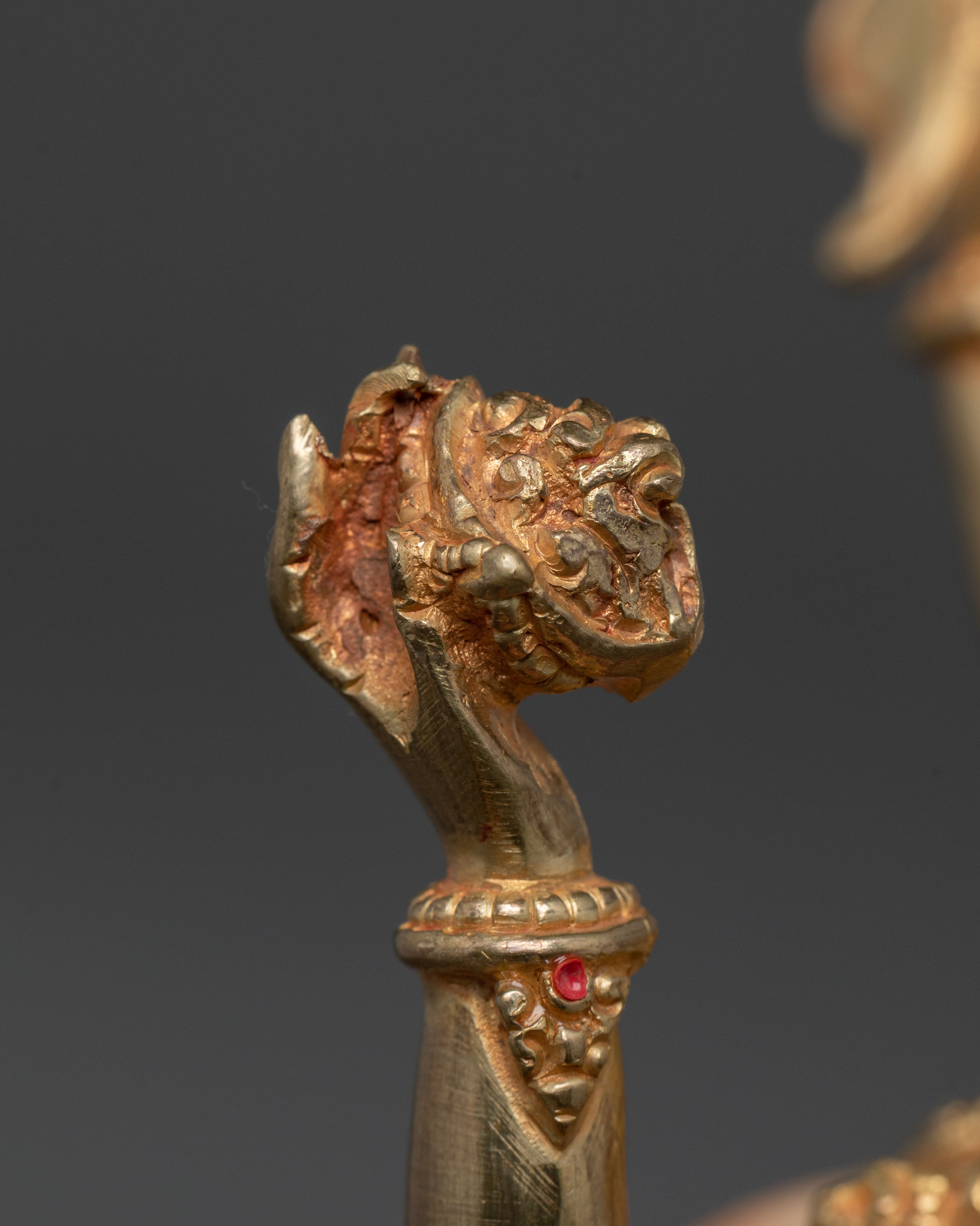 Vajrakilaya Sacred Sculpture | Symbol of Obstacle Removal