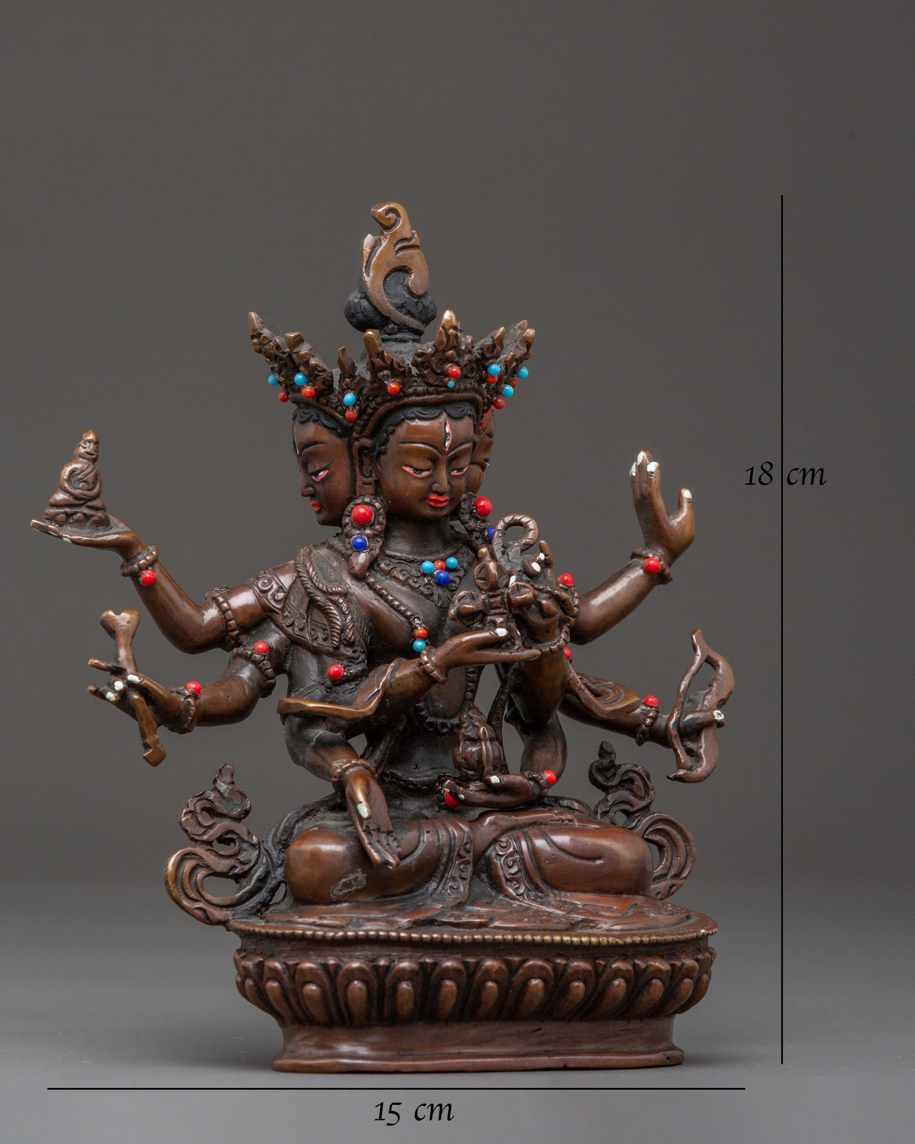 Namgyalma Long Life Deity Statue - Handcrafted Serenity