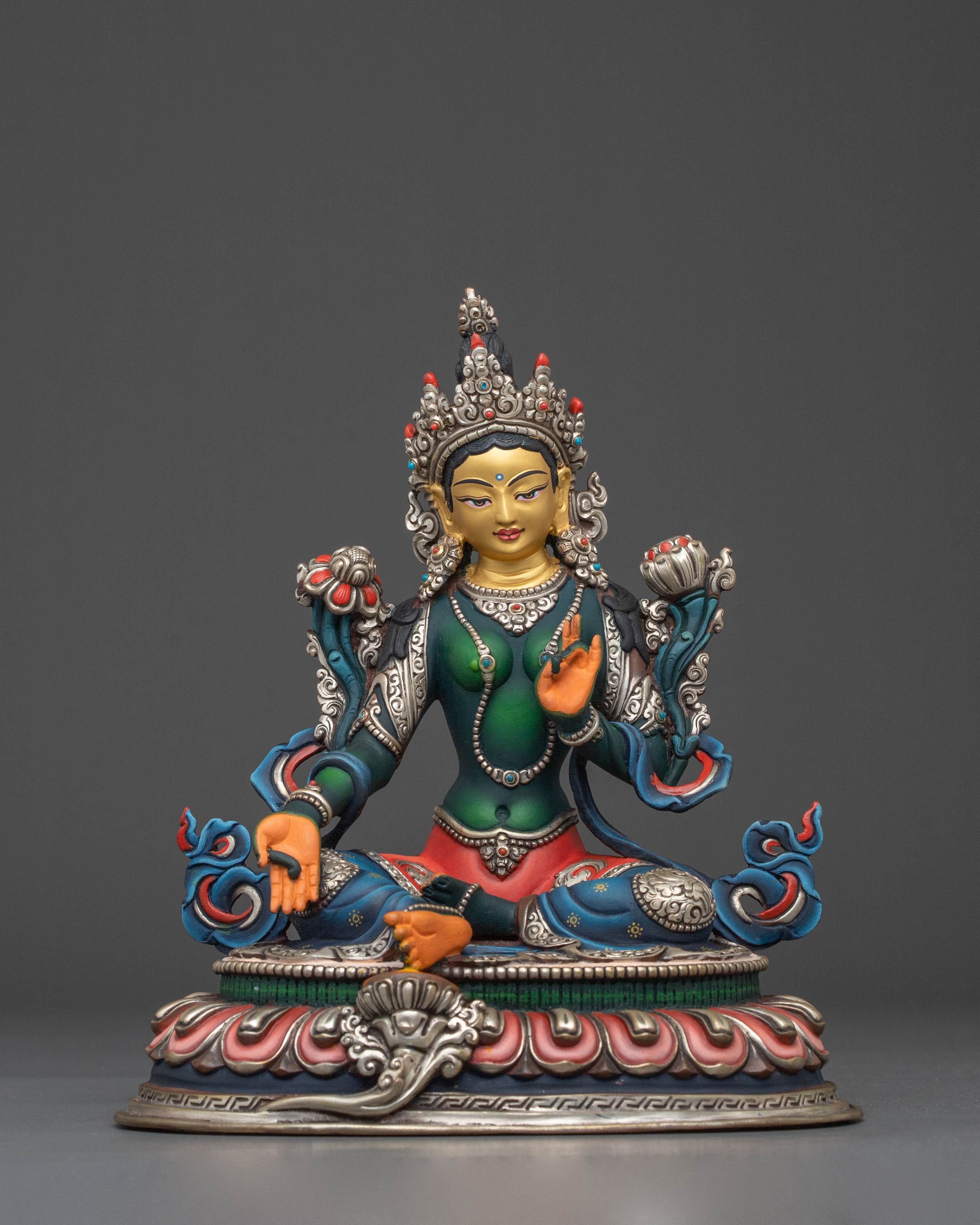 Green Tara Statue