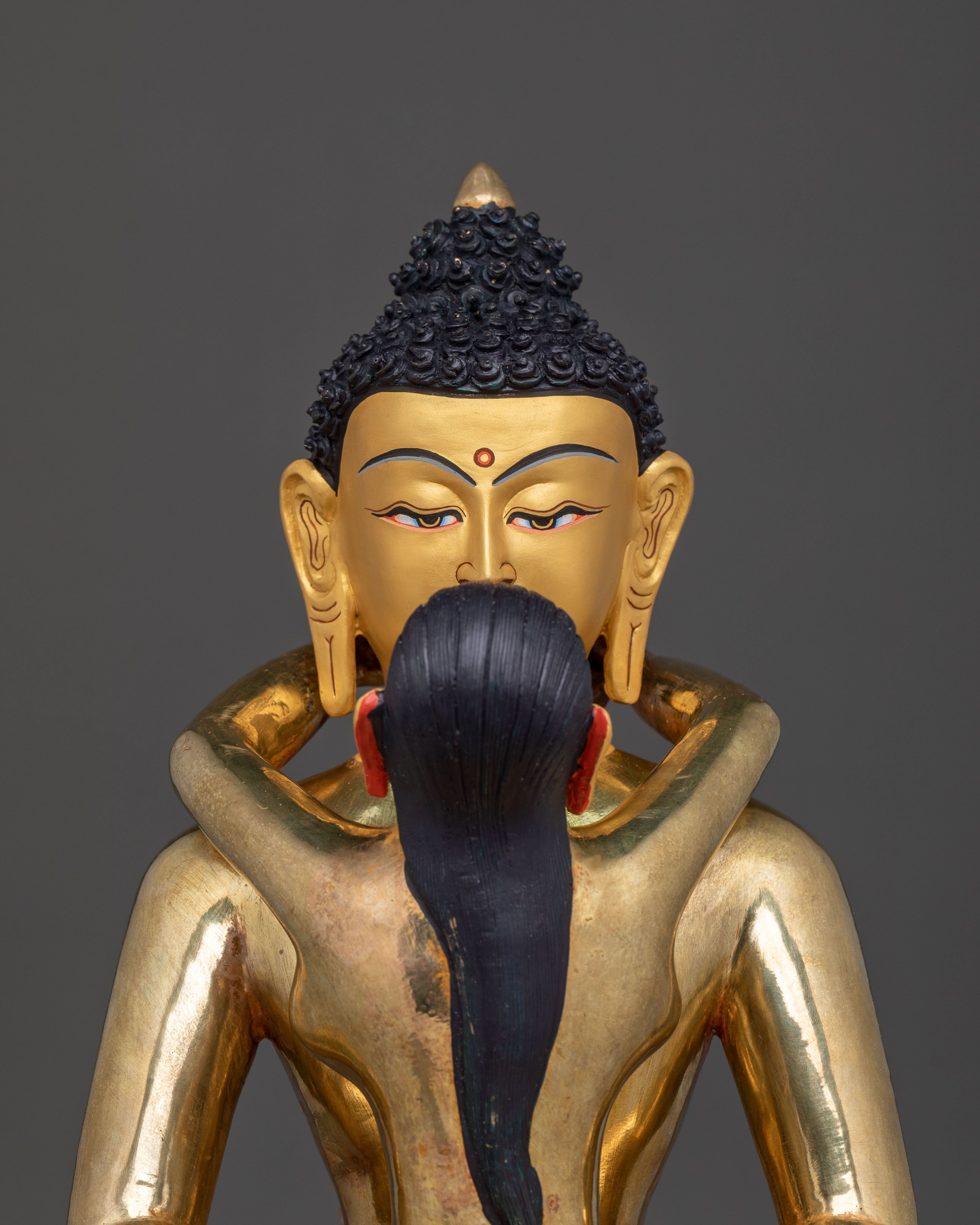 Samantabhadra with Consort Figurine | Buddhist Decor