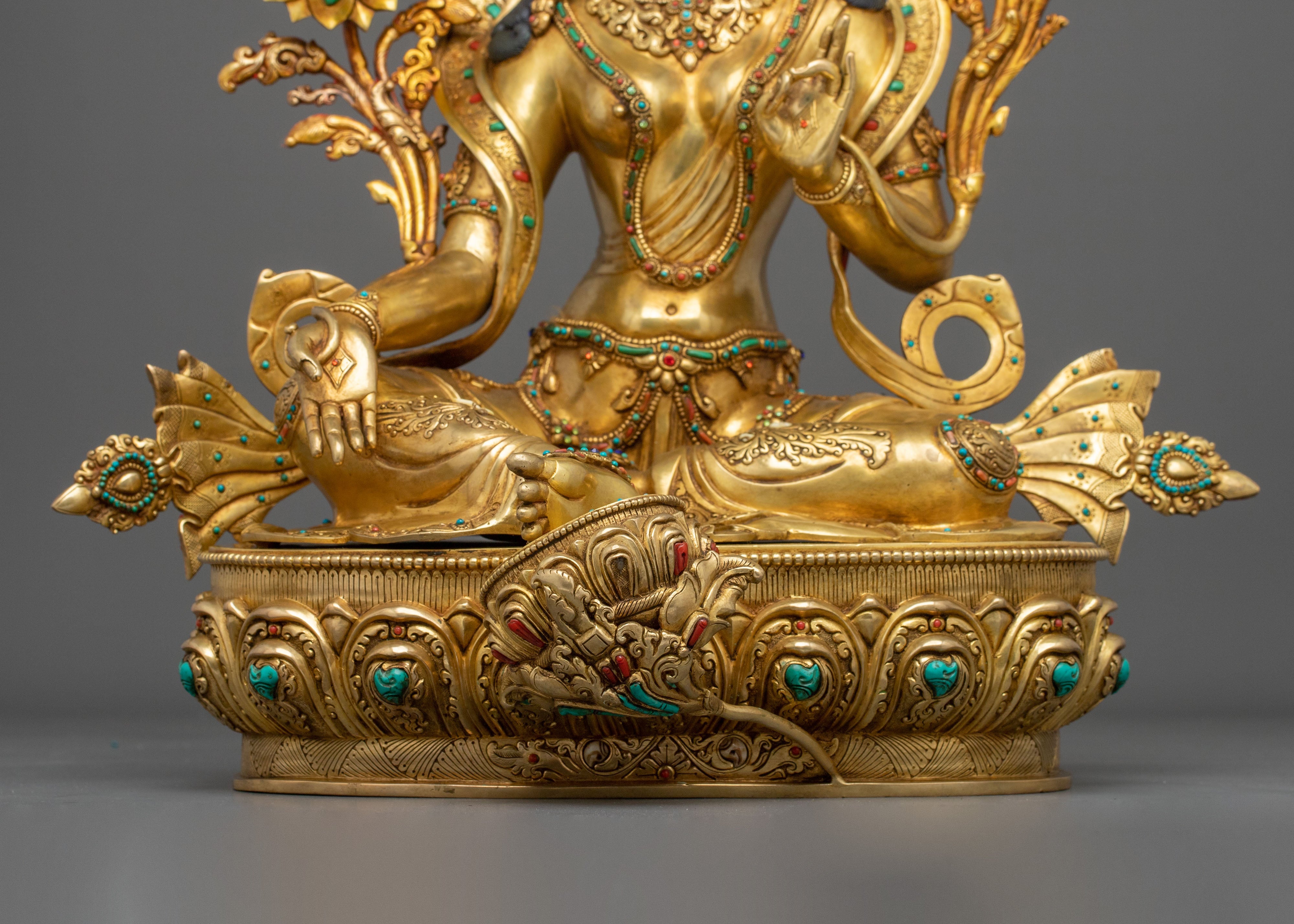 Green Tara Peace and Liberation Statue | Goddess of Compassionate Action
