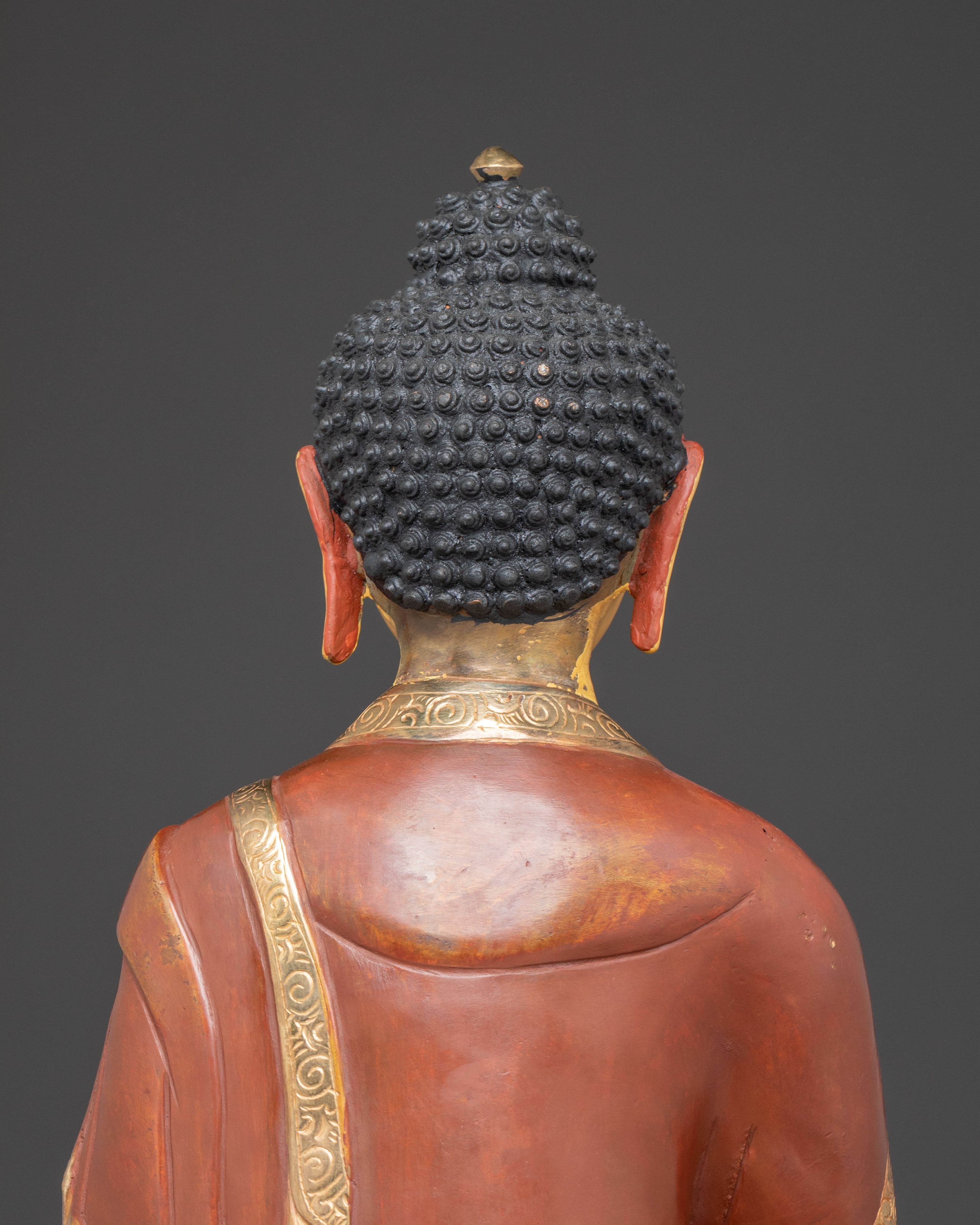 Amitabha Buddha Oxidized Copper Body Statue | Western Pure Land Deity