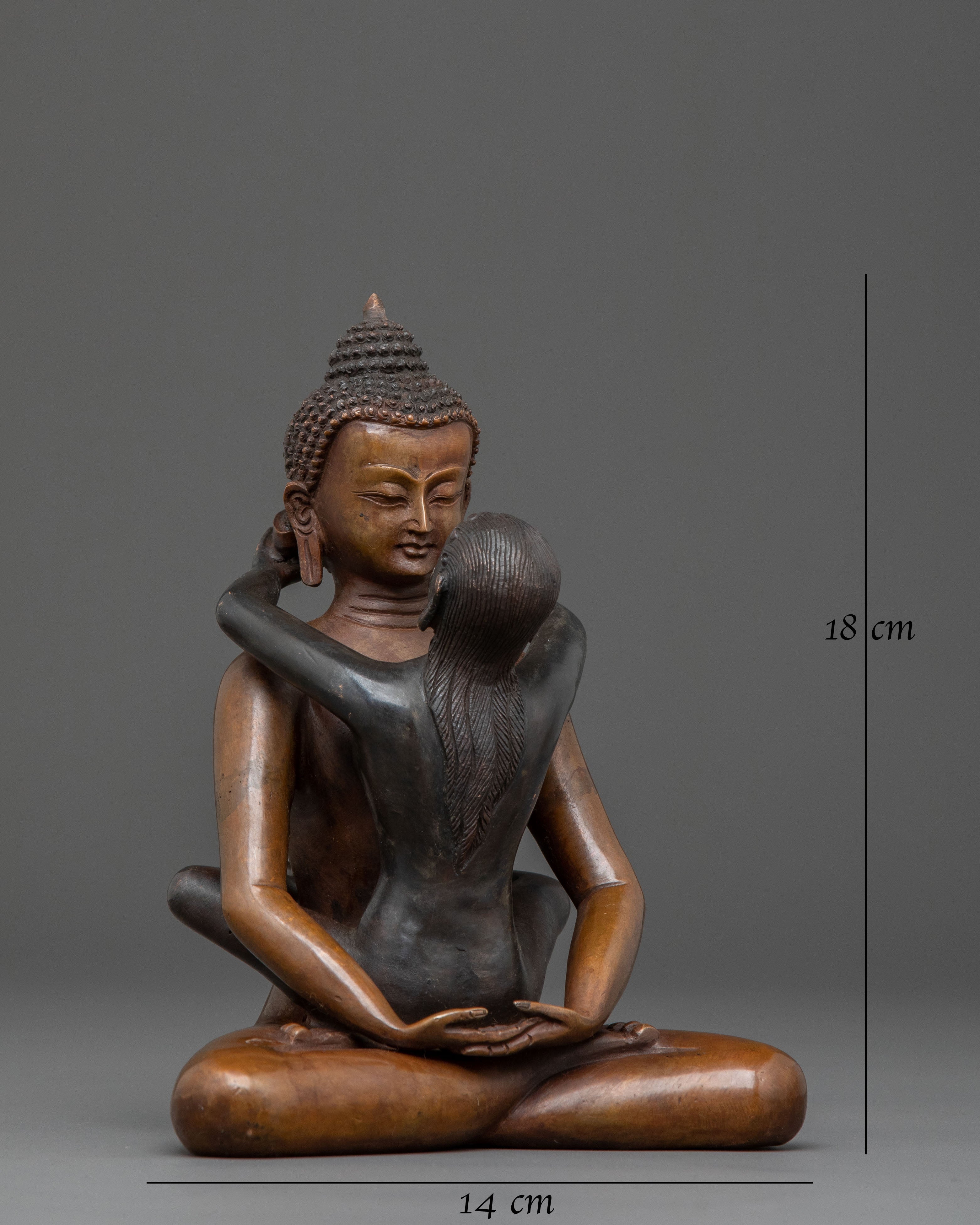 Samantabhadra Statue with Consort | Meditational Icon