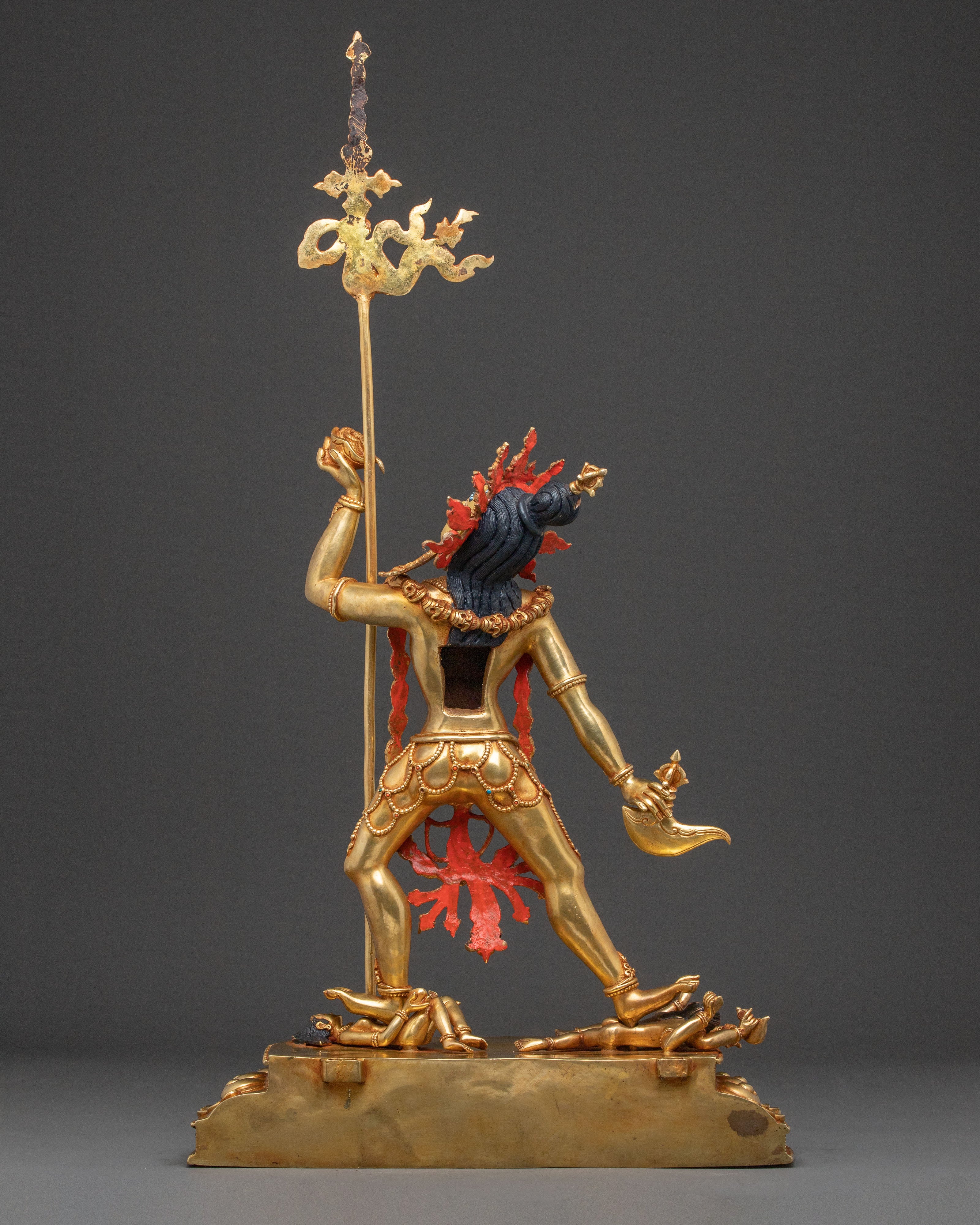 Sacred Vajrayogini Golden Statue – Radiant Himalayan Copper