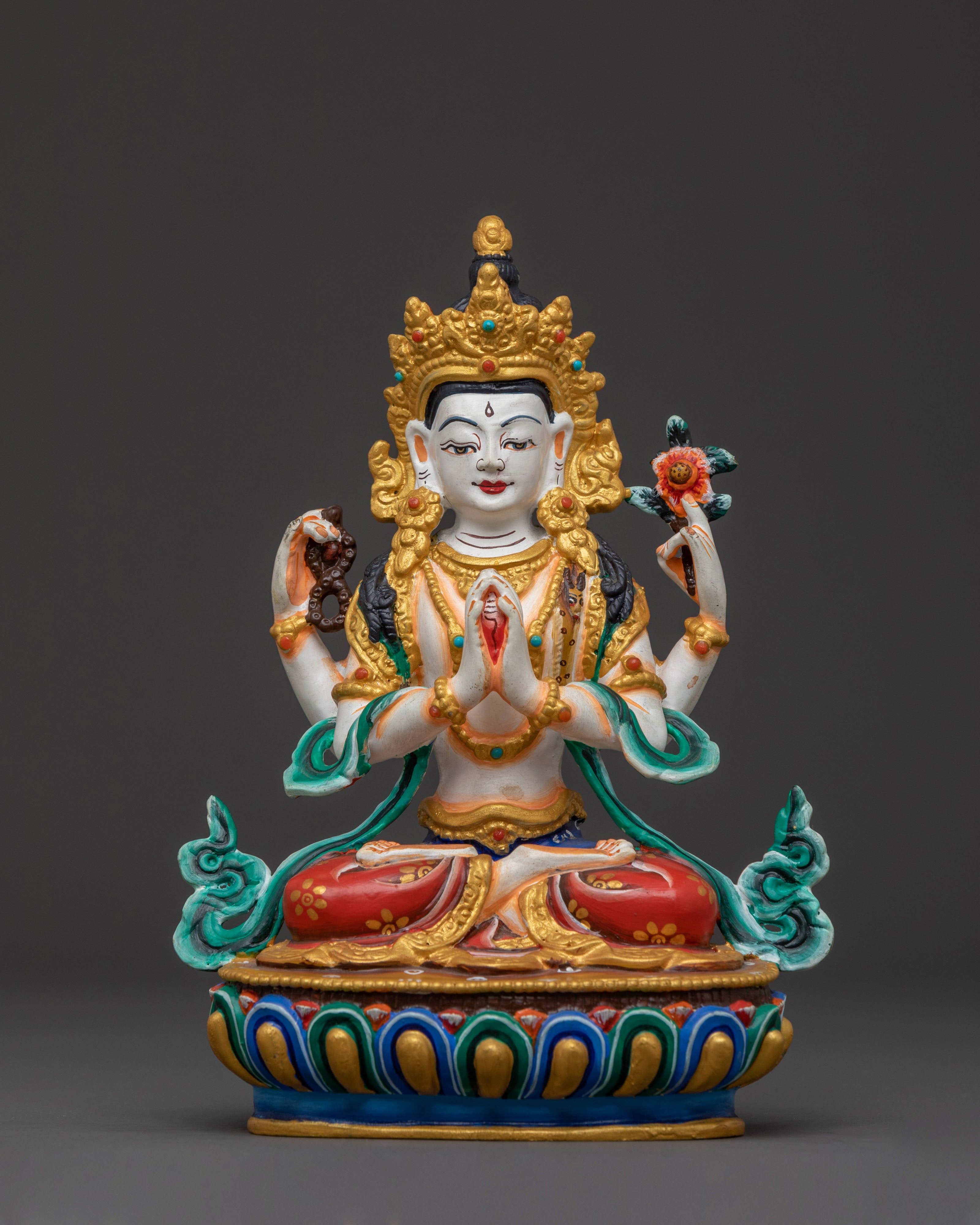 Chenrezig Meditational Statue