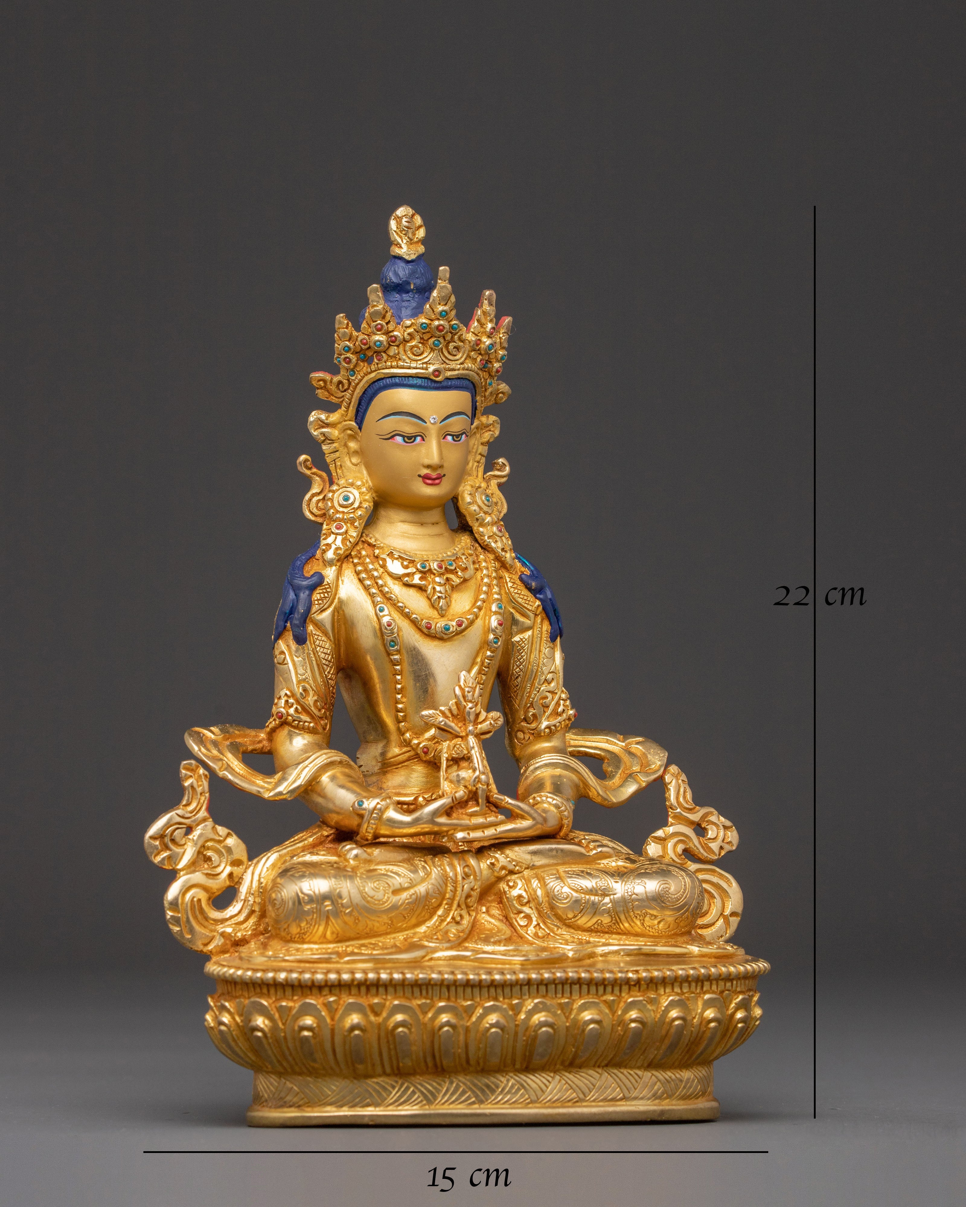 Amitayus Longevity Statue | Hand-Gilded Copper Statue