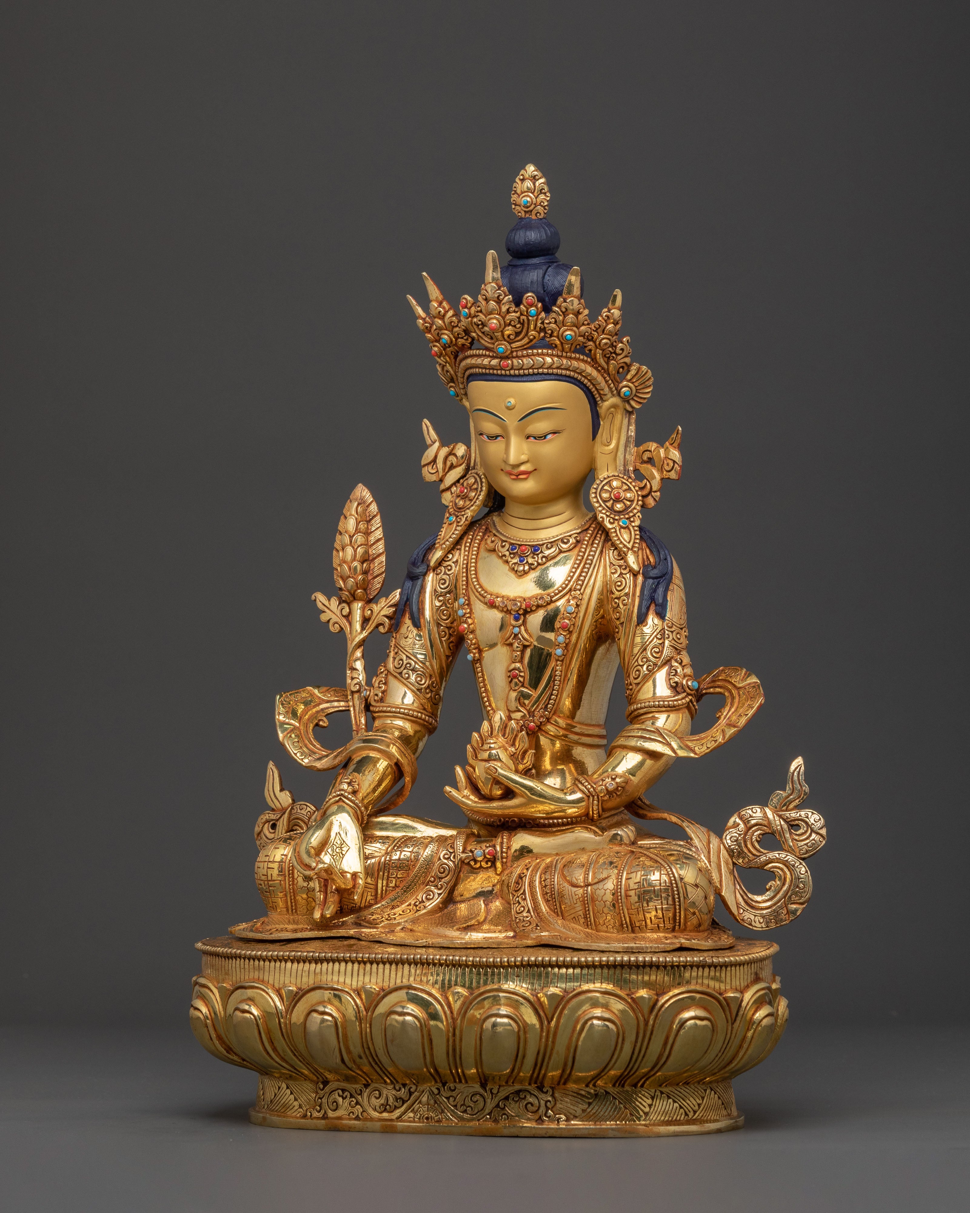 Handcrafted Kshitigarbha Statue | Made in Nepal