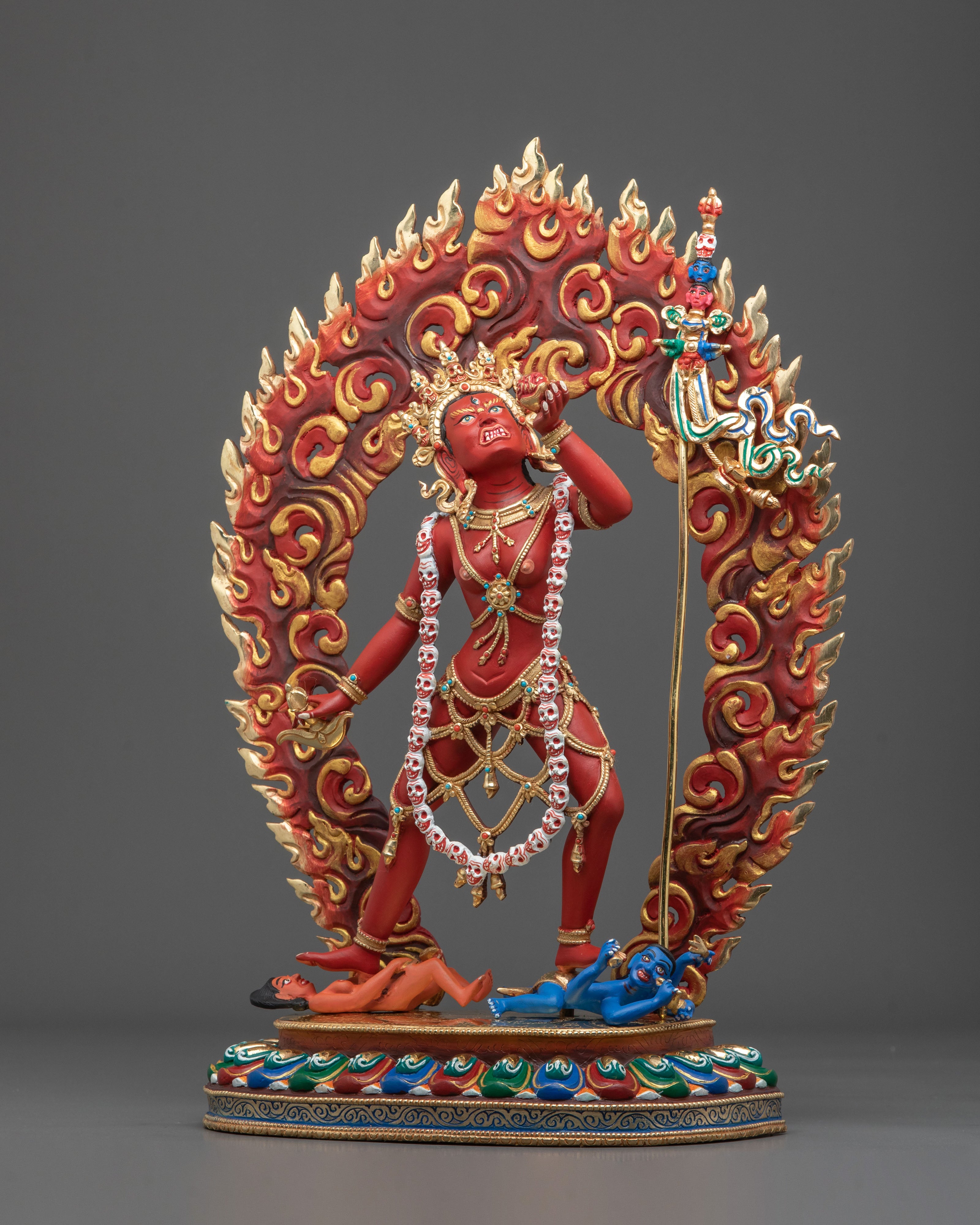 Tibetan Dakini Vajrayogini Spiritual Figurine | Sacred Protector of Vajrayana Buddhism