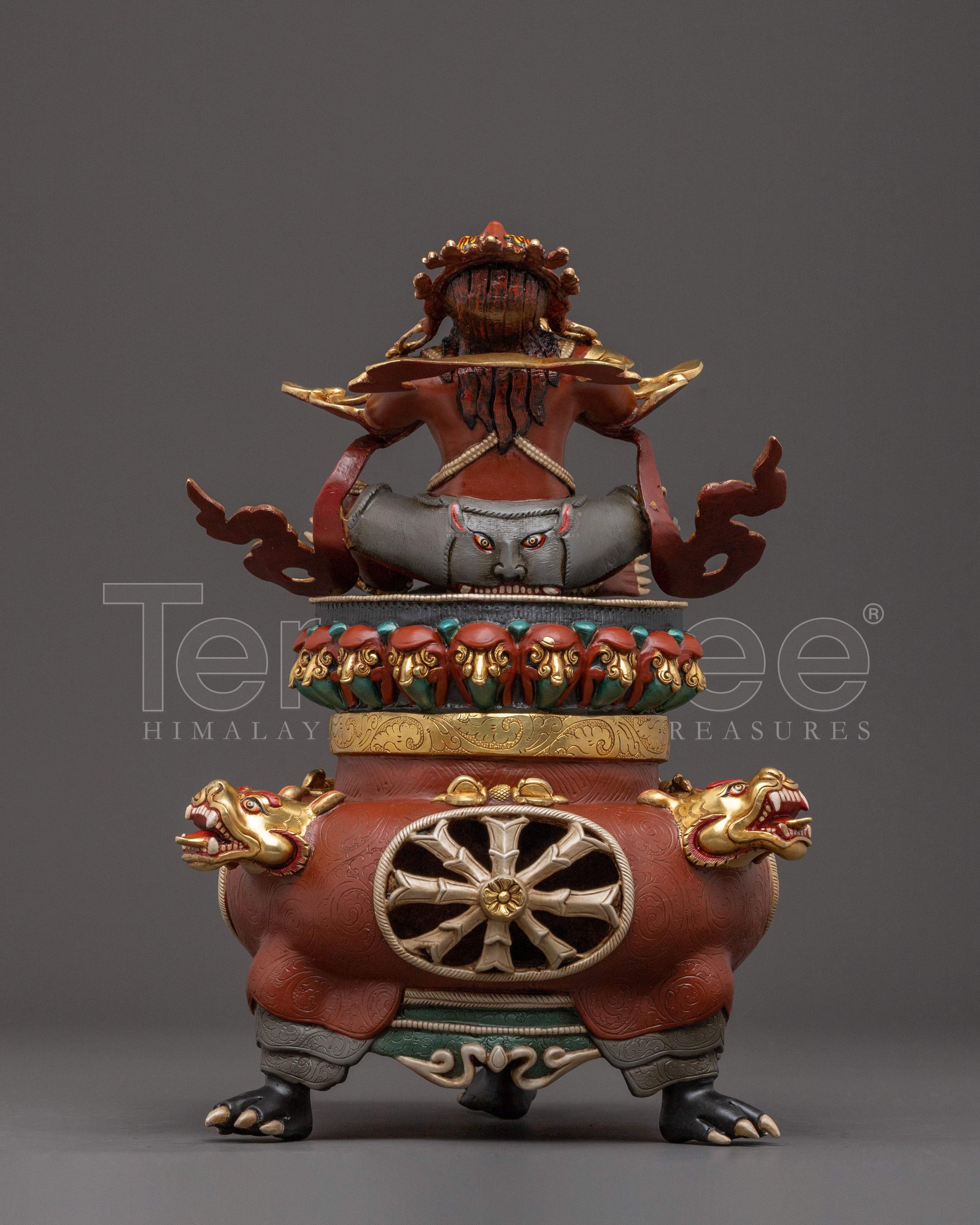 Vajradaka Purification Icon: Handcrafted Sacred Statue
