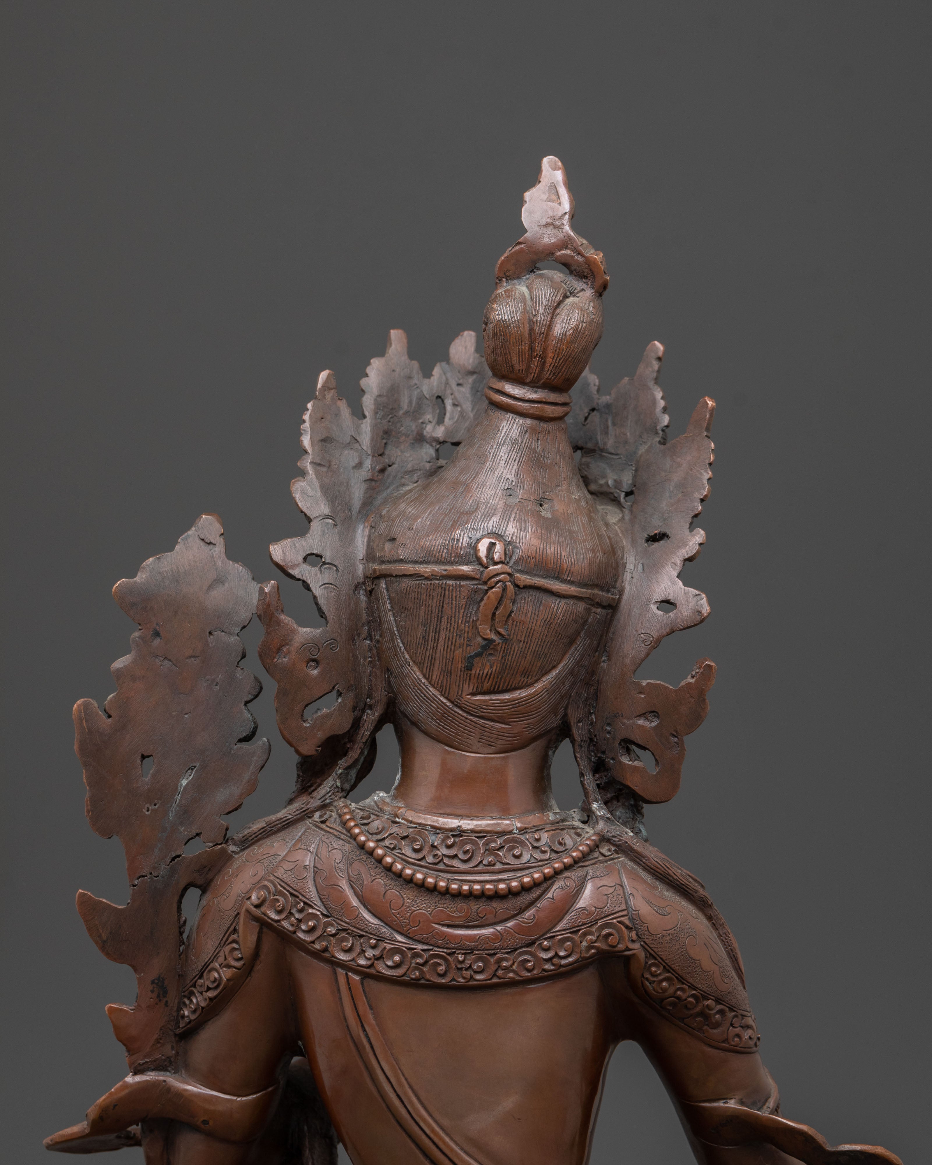White Tara Copper Statue for Spiritual Decor | Traditional Sculpture