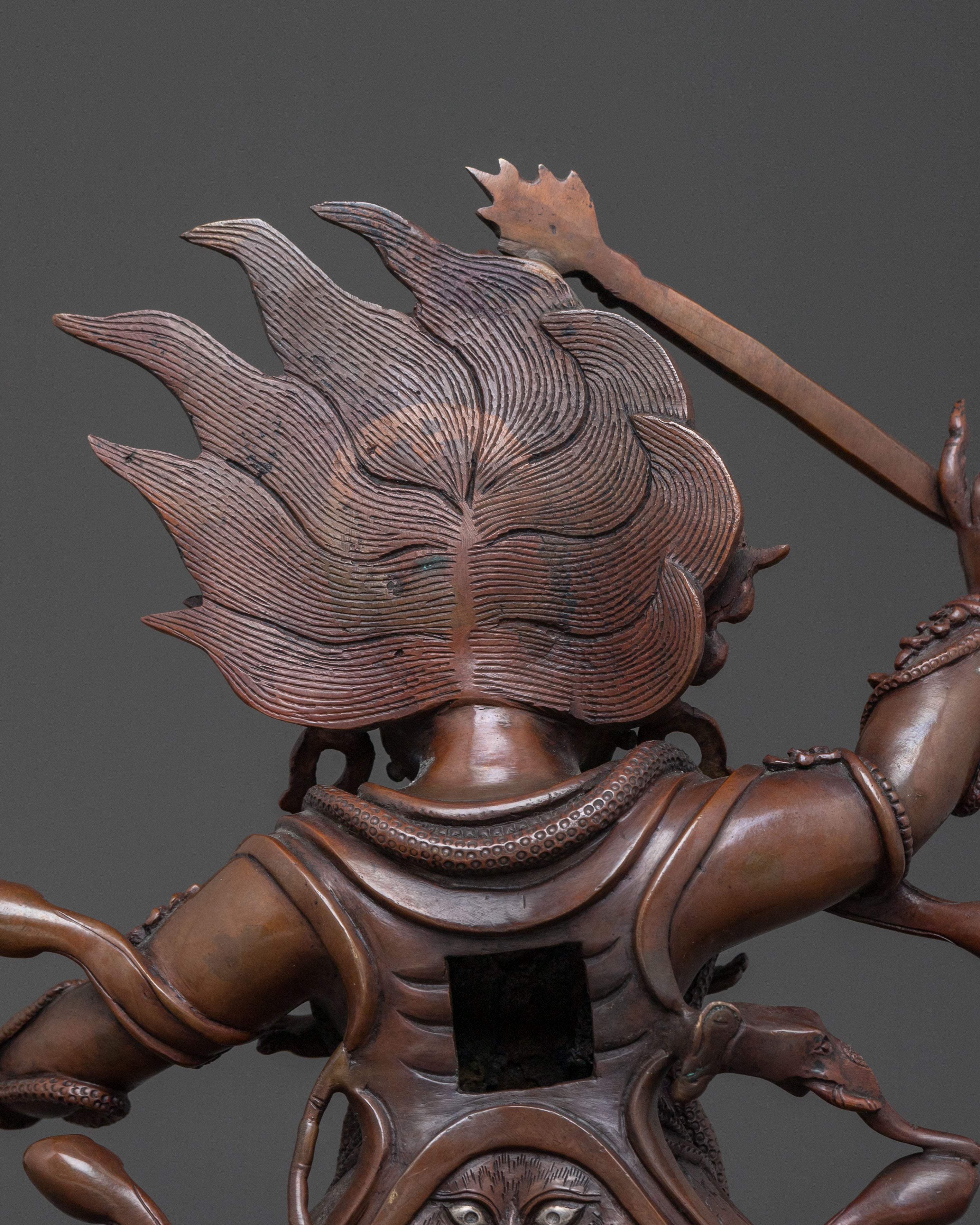 Dandapani Sacred Statue | Oxidized Copper Body