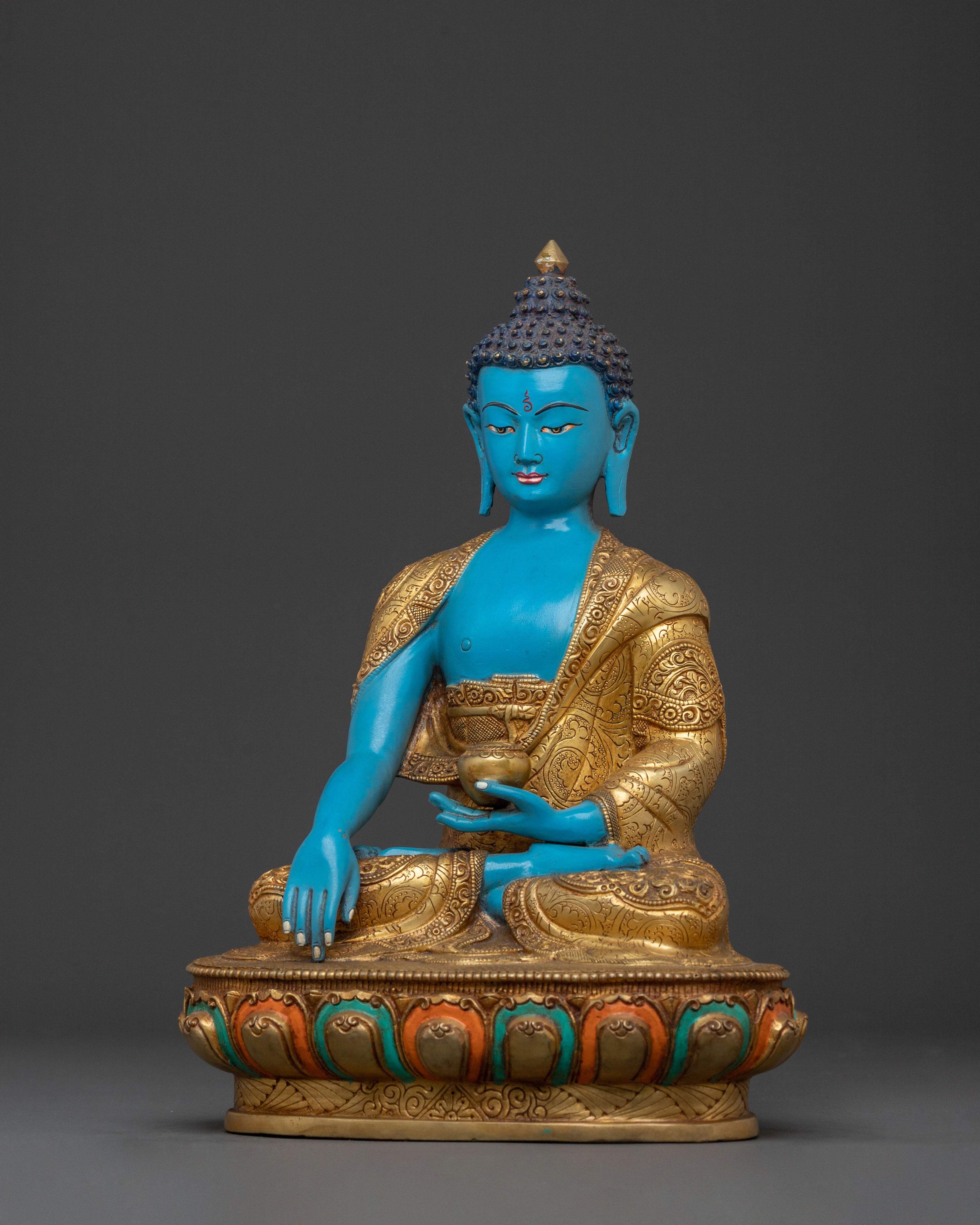 Akshobhya Buddha Sculpture | Enlightened Figurine