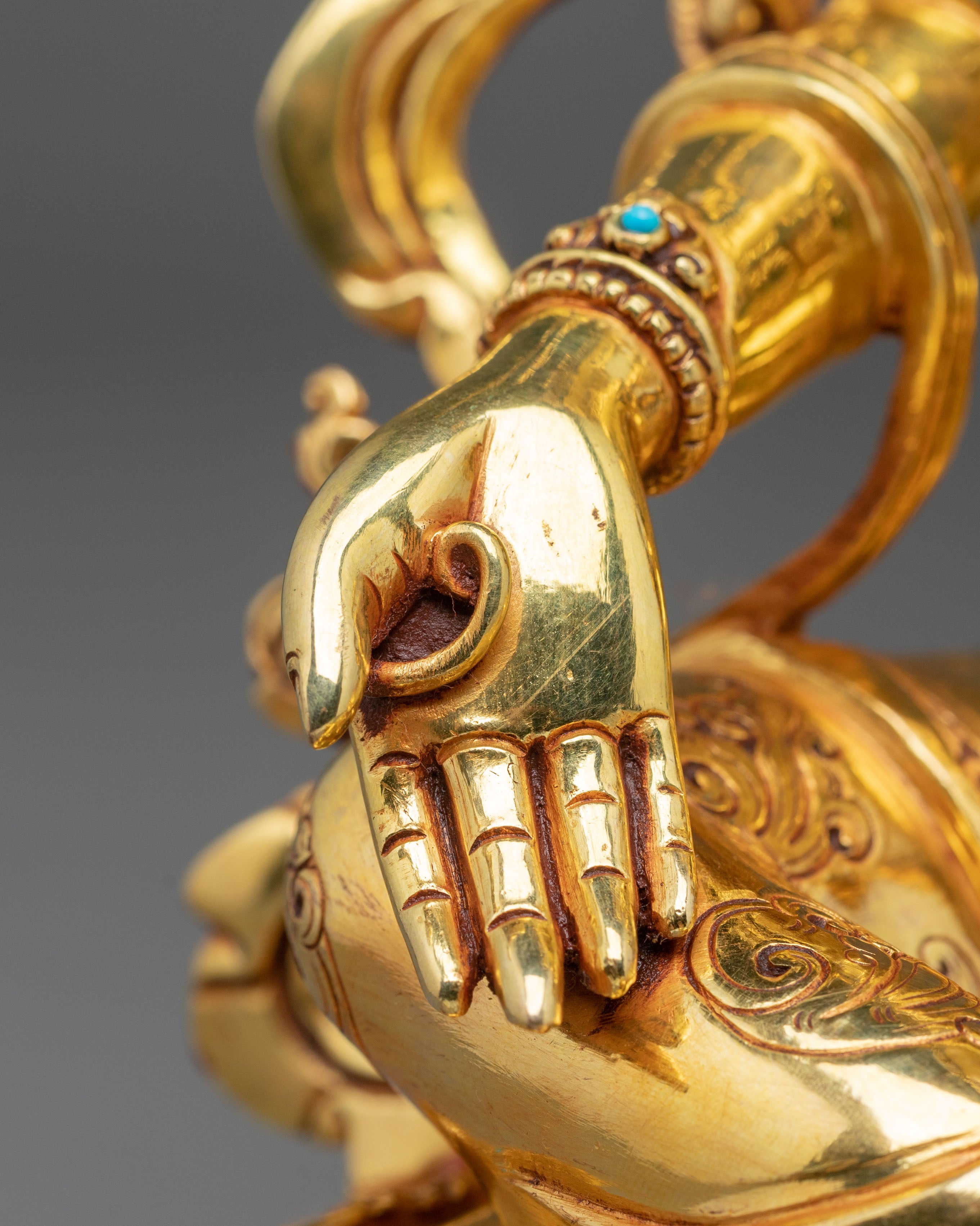 Green Tara Statue | Handcrafted Tibetan Figurine