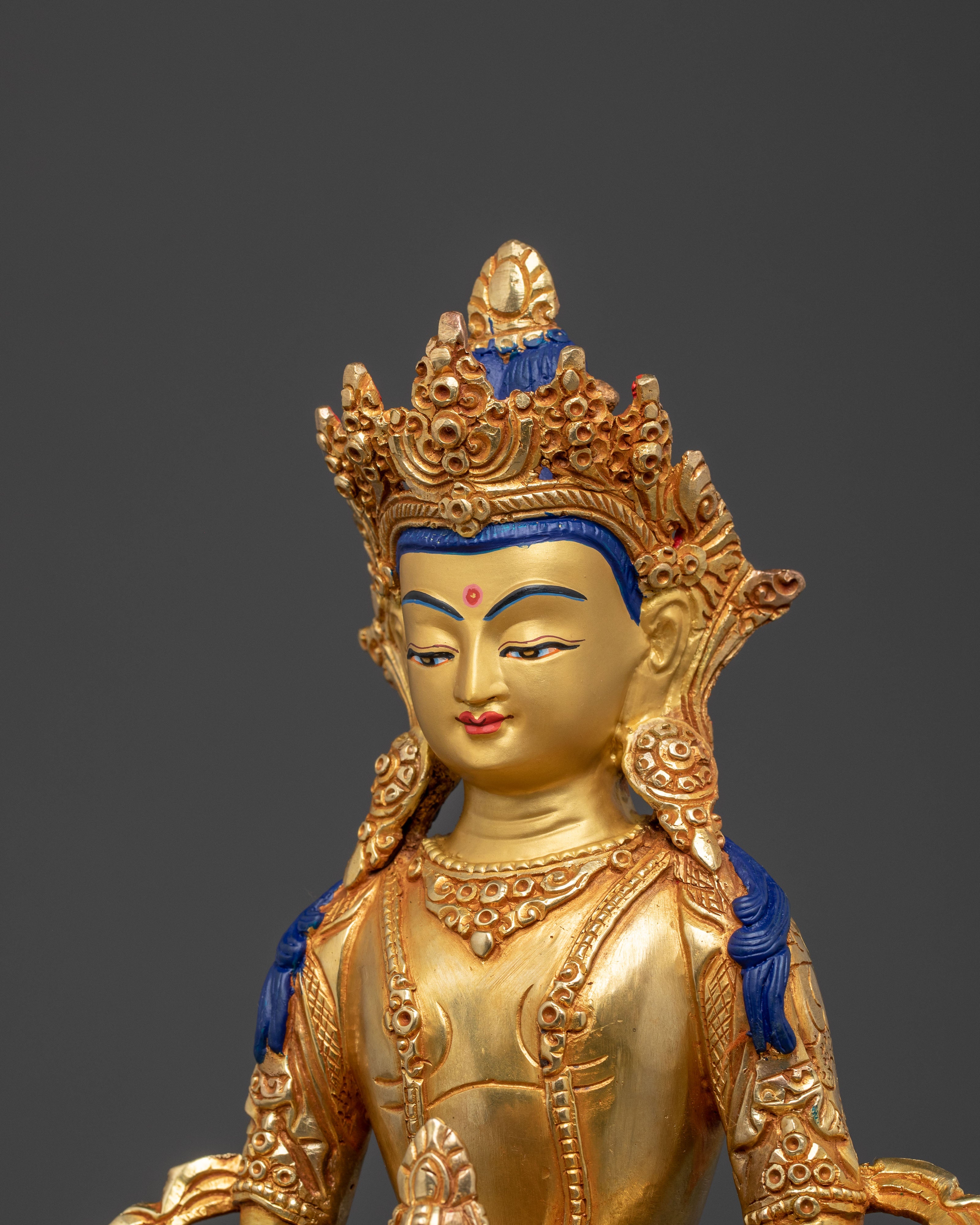 Handcrafted Longevity Buddha Amitayus Statue