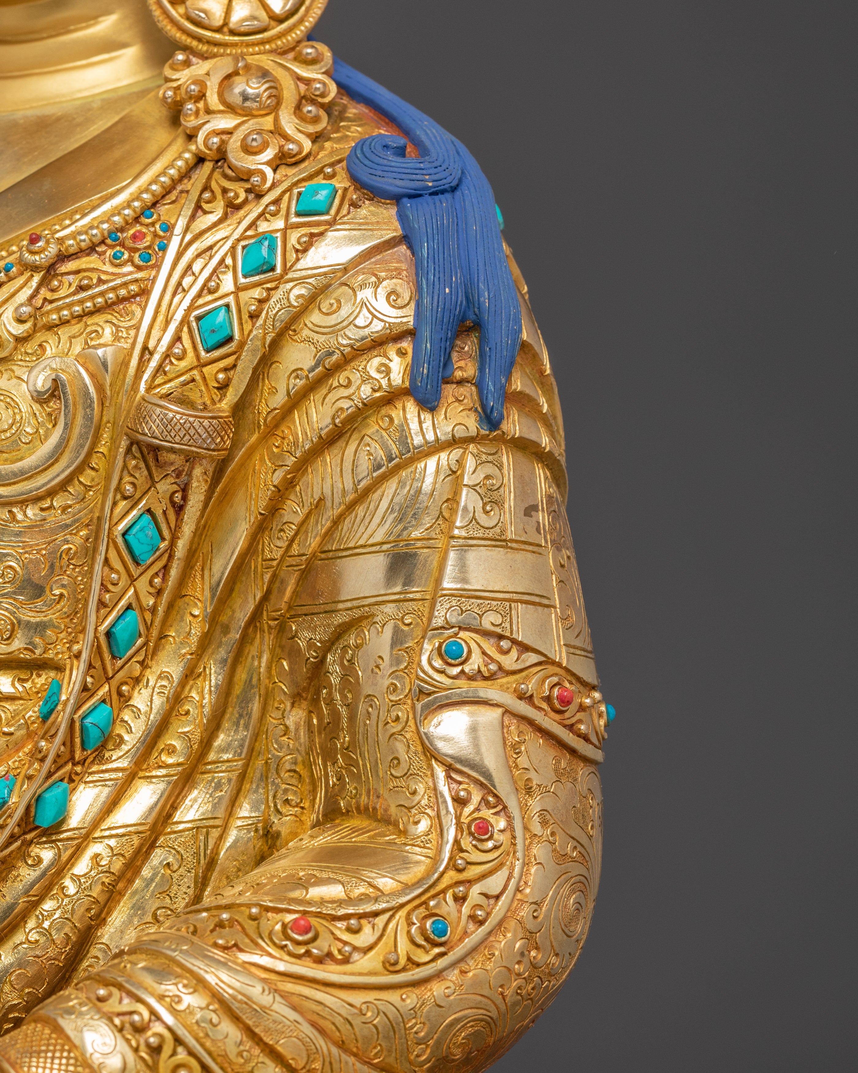 Handcrafted Sculpture of Guru Padmasambhava | Tantric Master and Dharma Protector