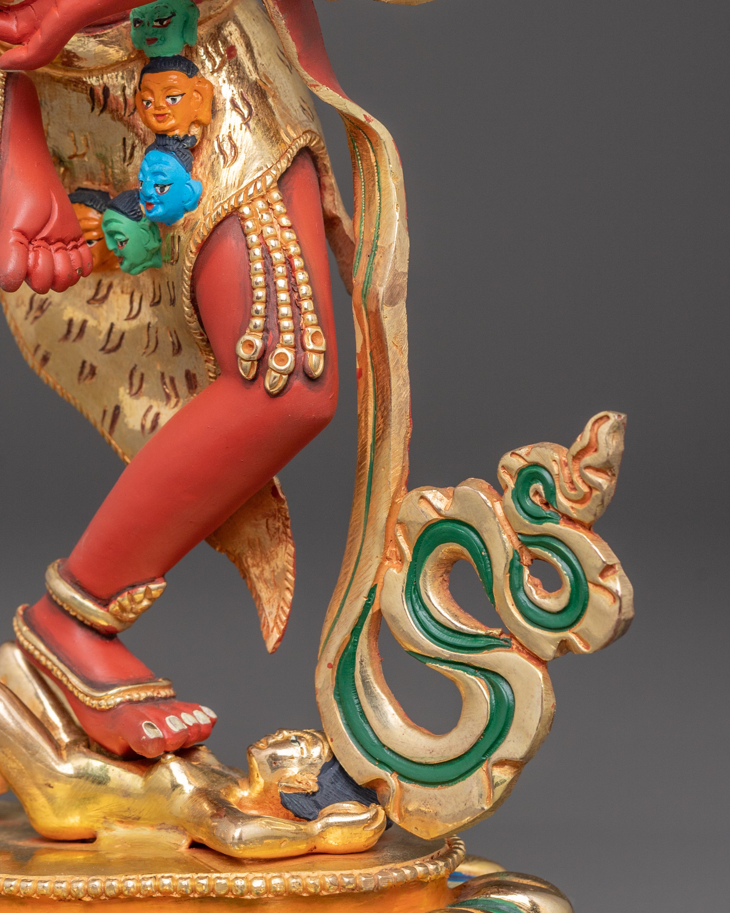 Dakini Vajravarahi Golden Statue | Goddess of Transformation