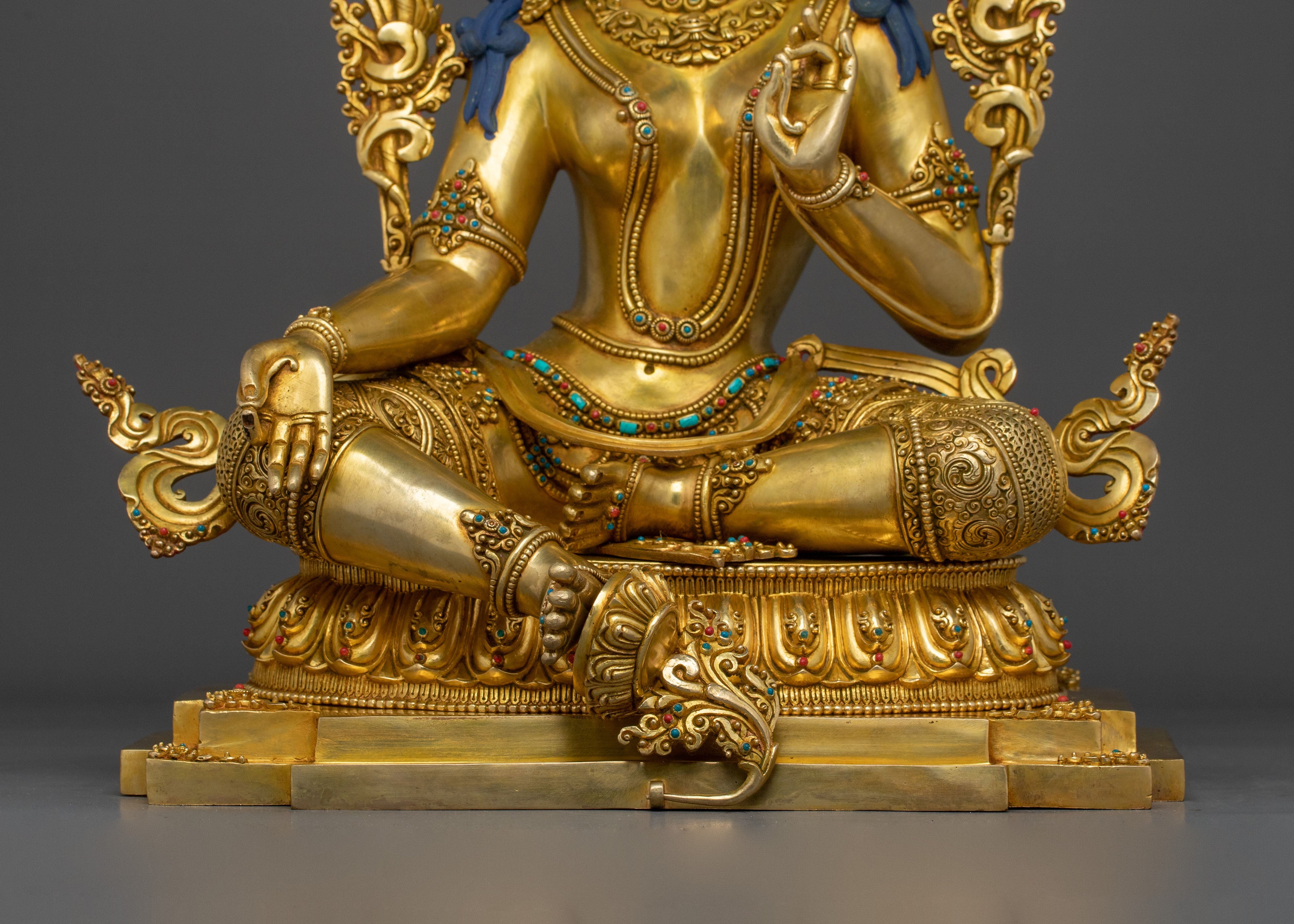 Green Tara Divine Protector Statue | Bodhisattva of Wisdom and Enlightened