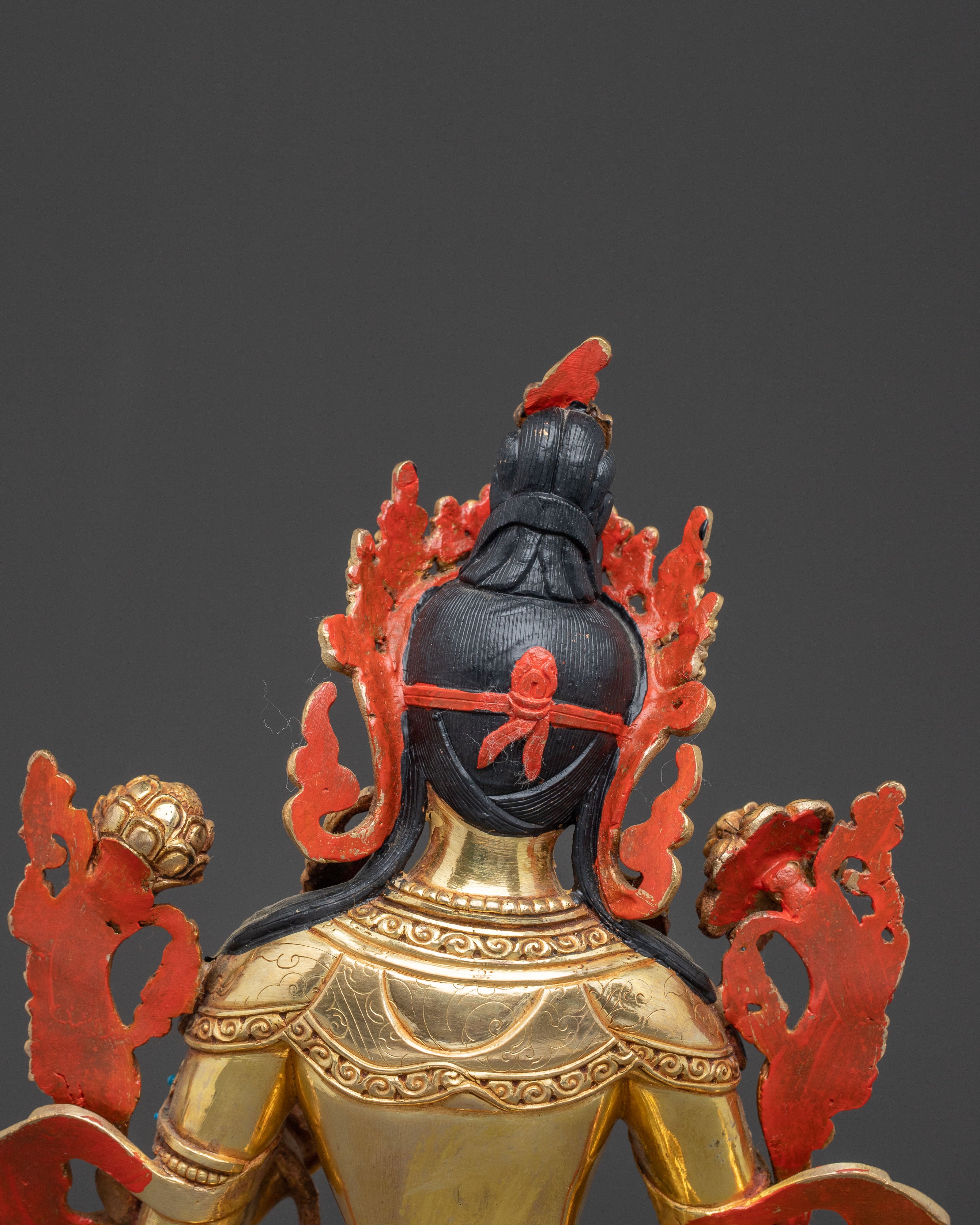 White Tara Handmade Copper Statue | The Goddess of Compassion and Longevity