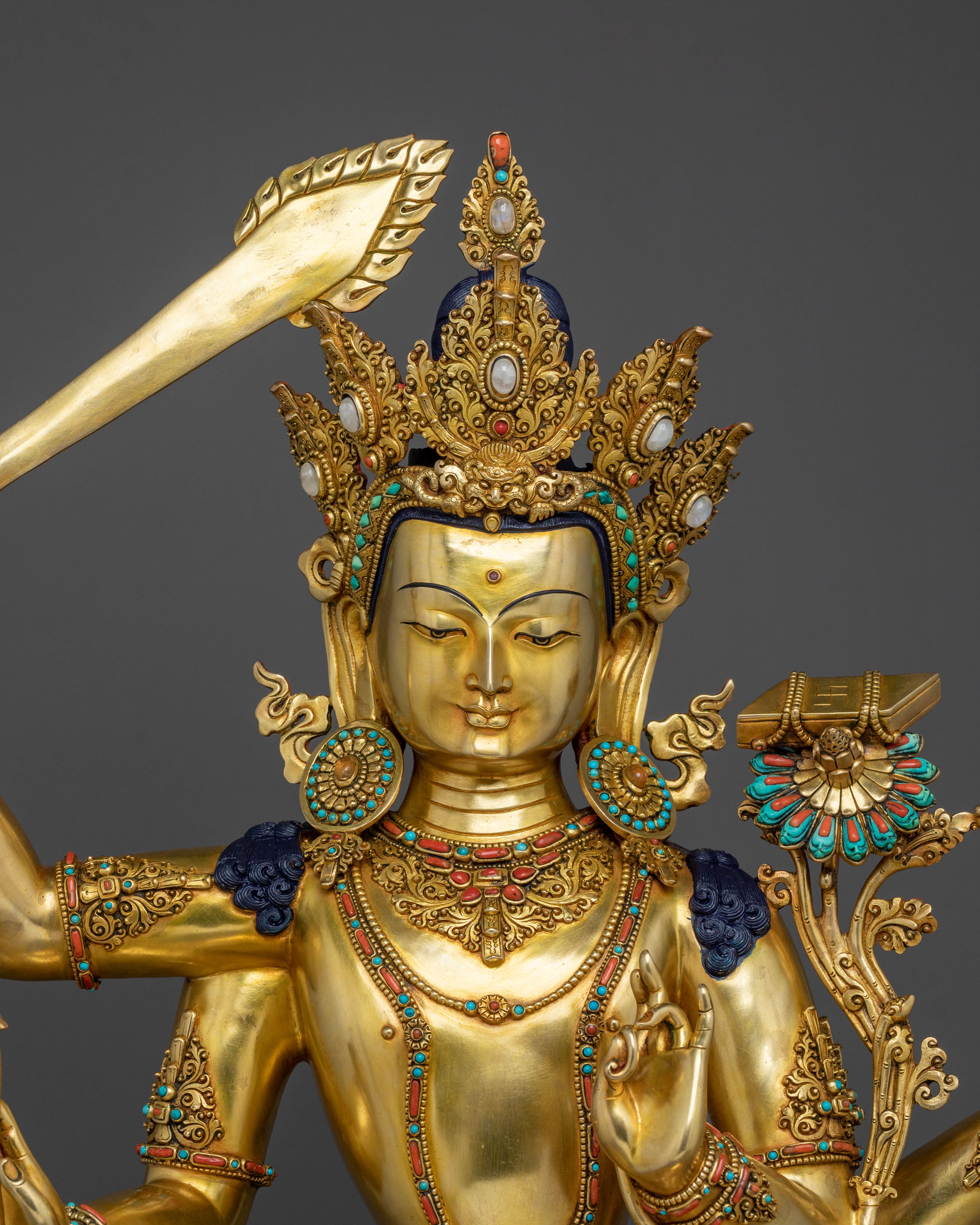 Maha Manjushri Statue | Bodhisattva of Supreme Wisdom