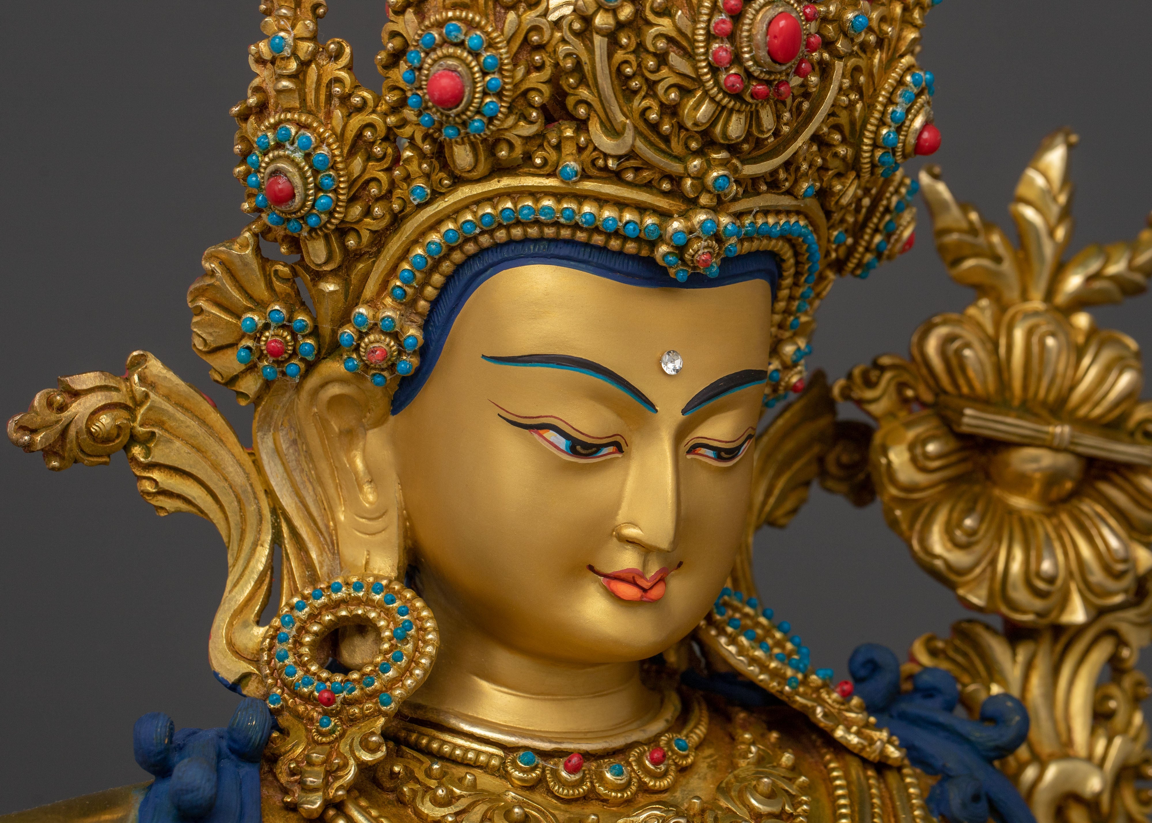 Traditional Manjushri Statue | Bodhisattva of Wisdom