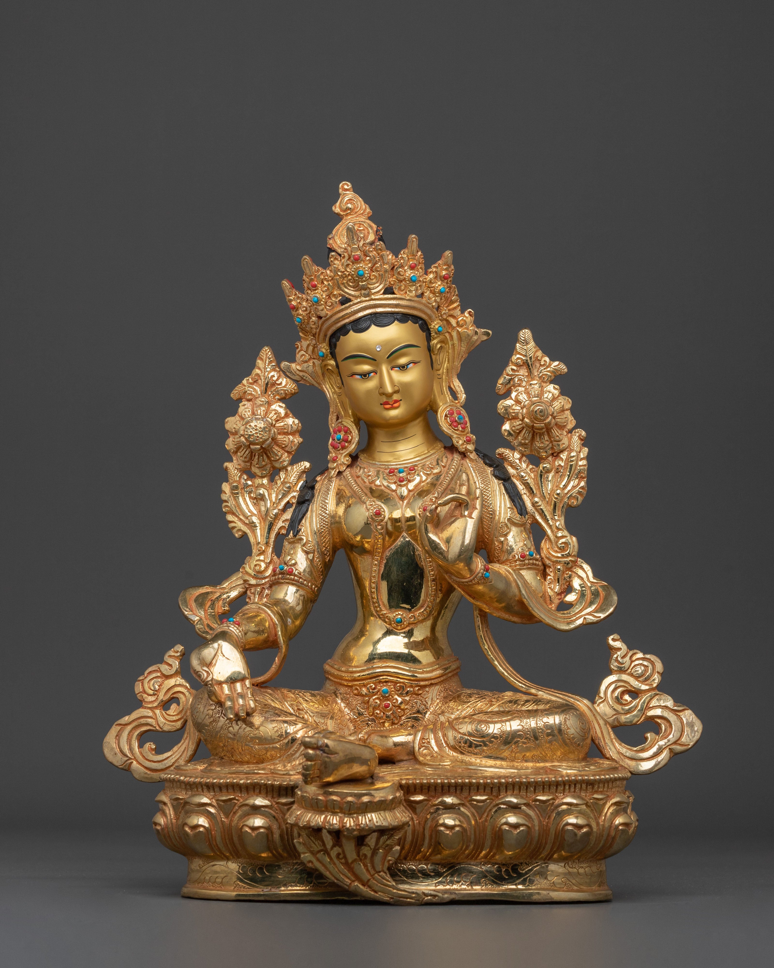 Green Tara Bodhisattva of Compassion Statue
