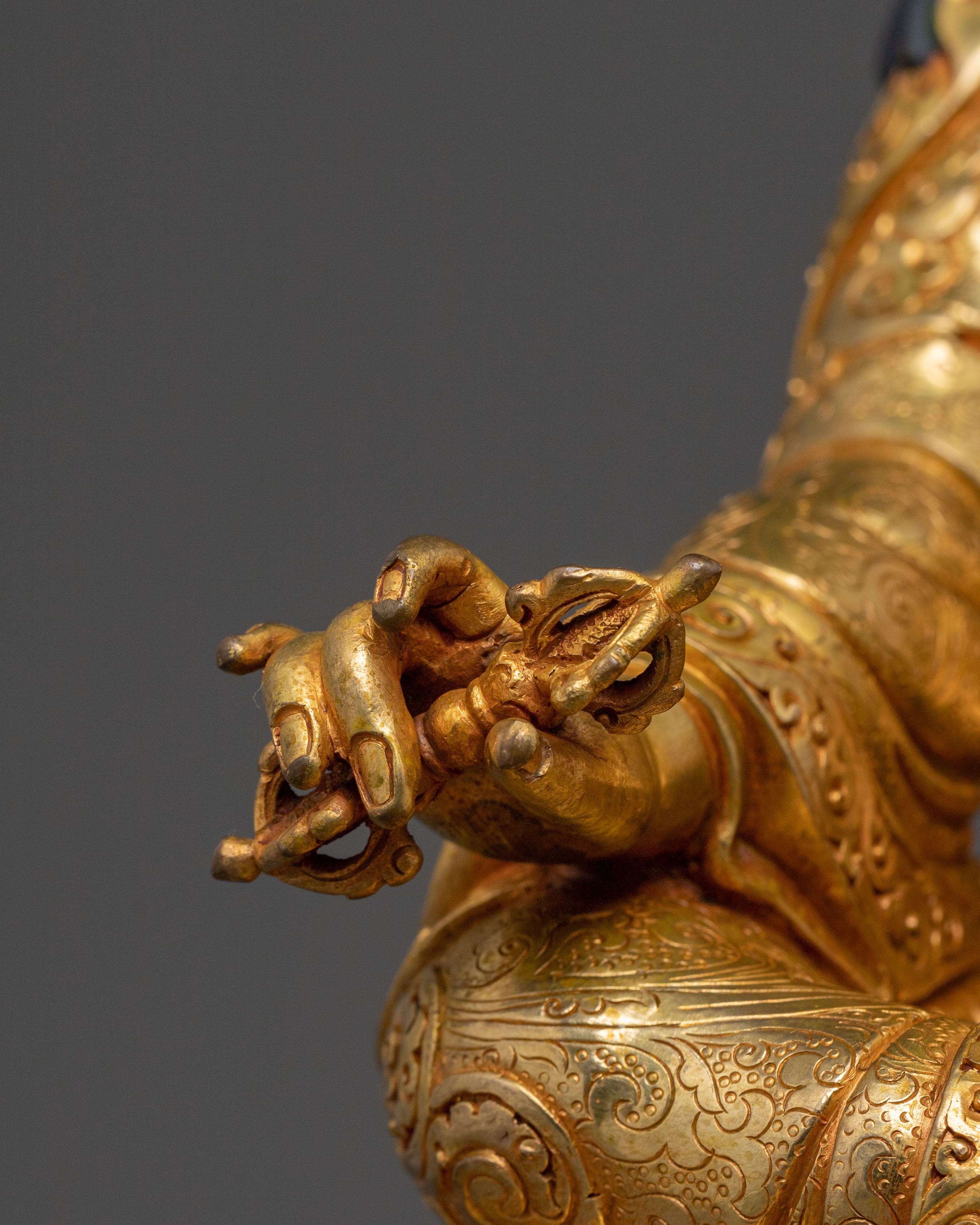 Handmade Guru Rinpoche Statue | Spiritual Protector