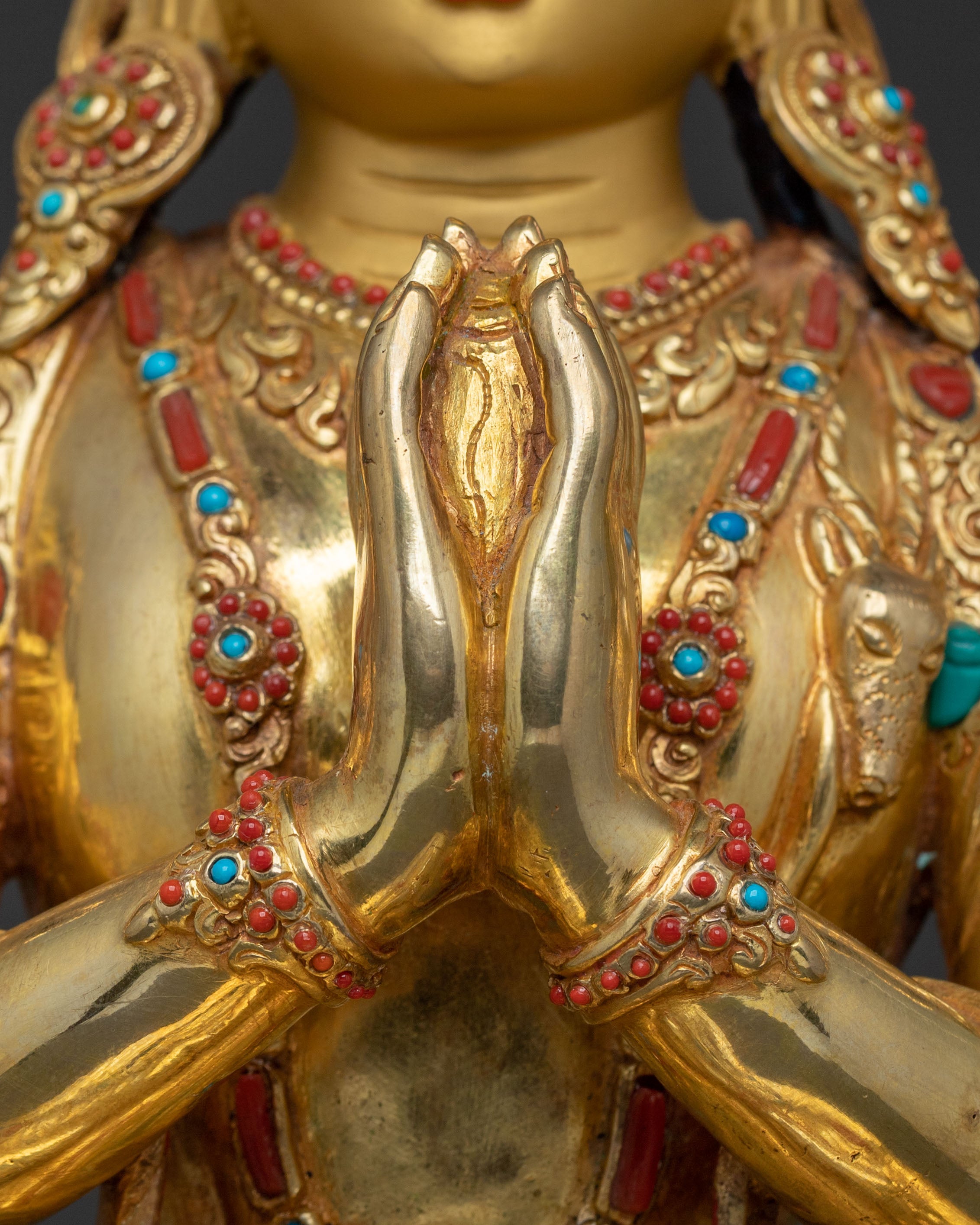 Four-Arms Chenrezig Compassion Statue | Sacred Icon
