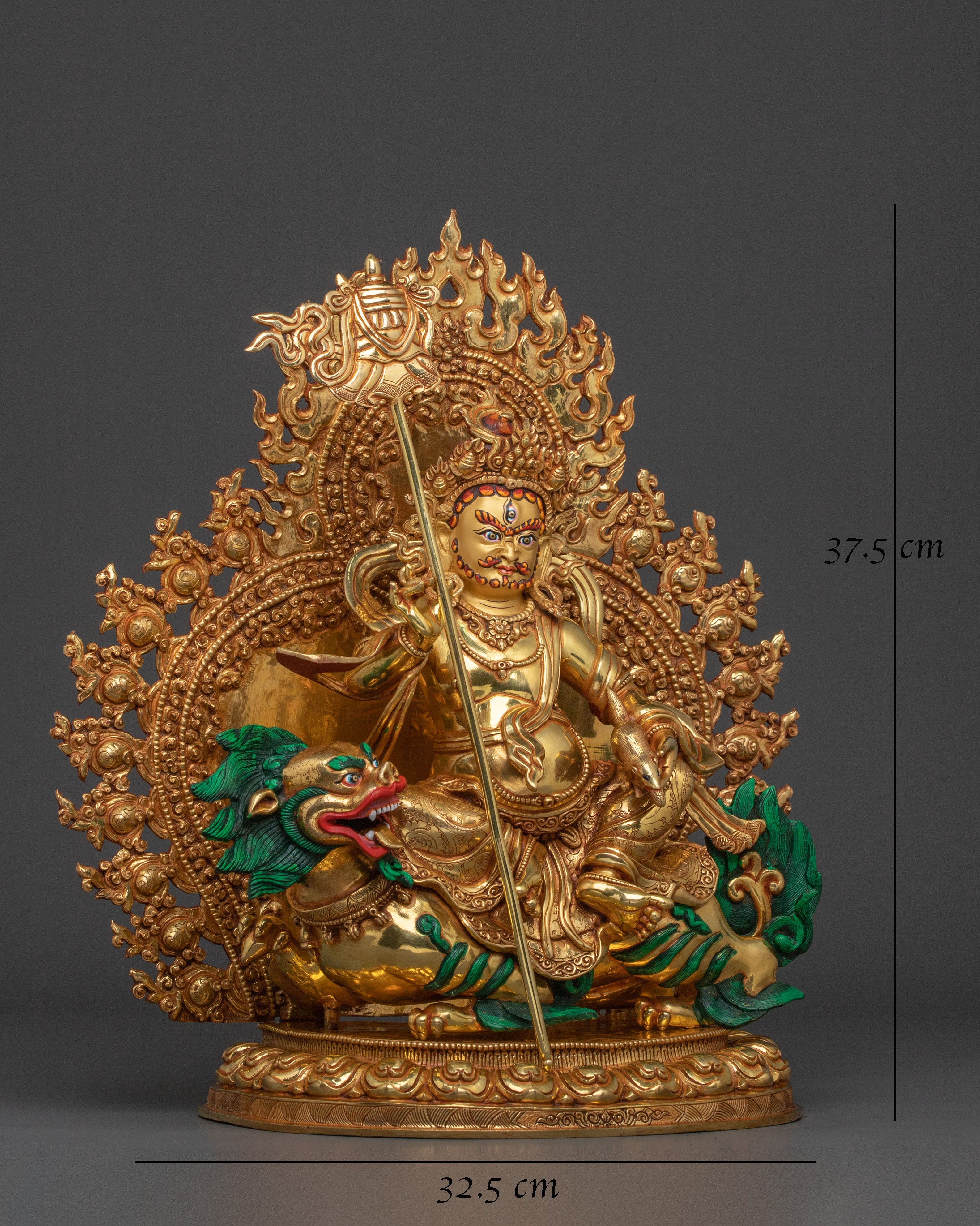 Namtoshe Statue | Tibetan Wealth Deity