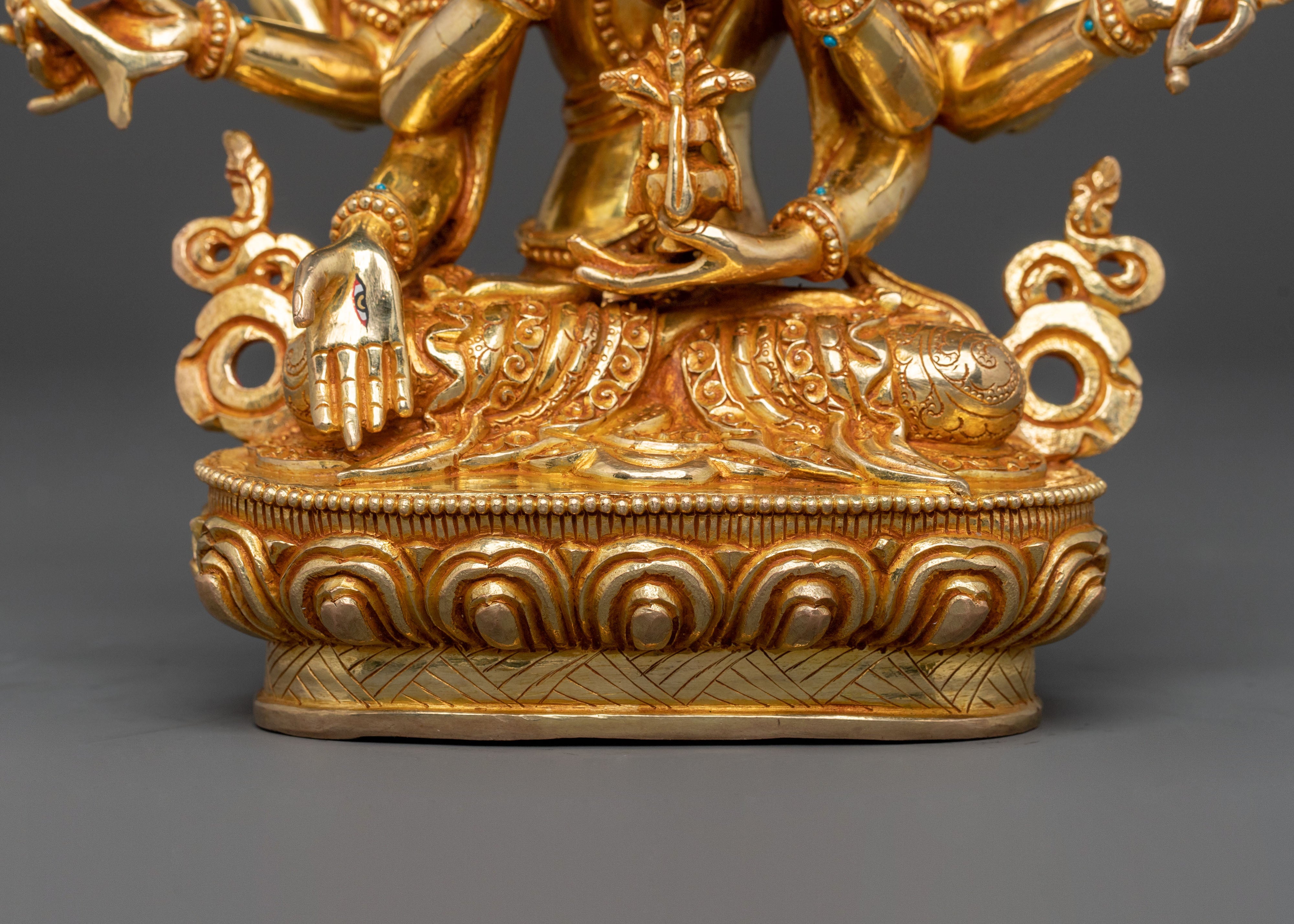 Namgyalma Longevity Statue: 24K Gold Gilded