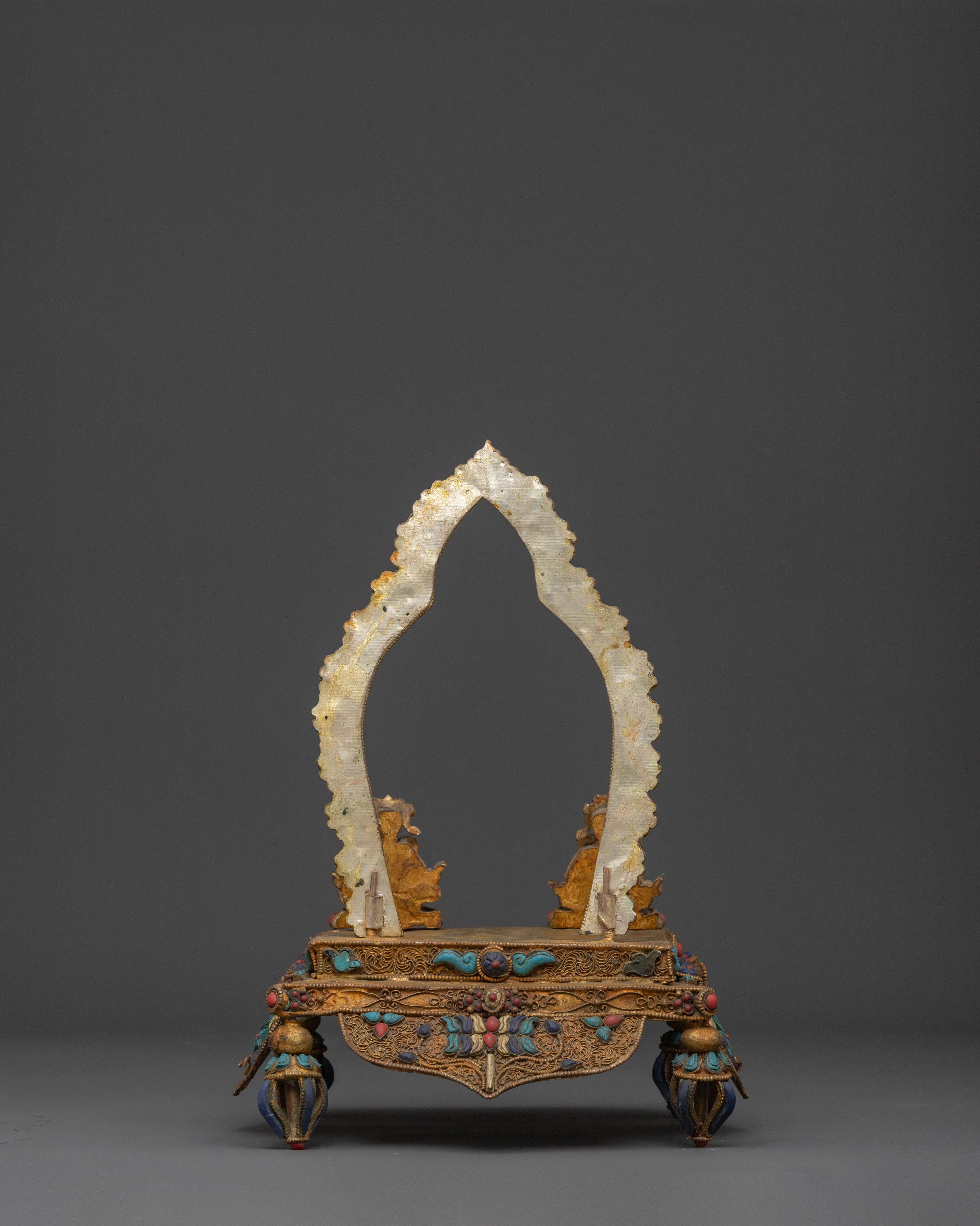 Handmade Sacred Throne | Himalayan Spiritual Altar